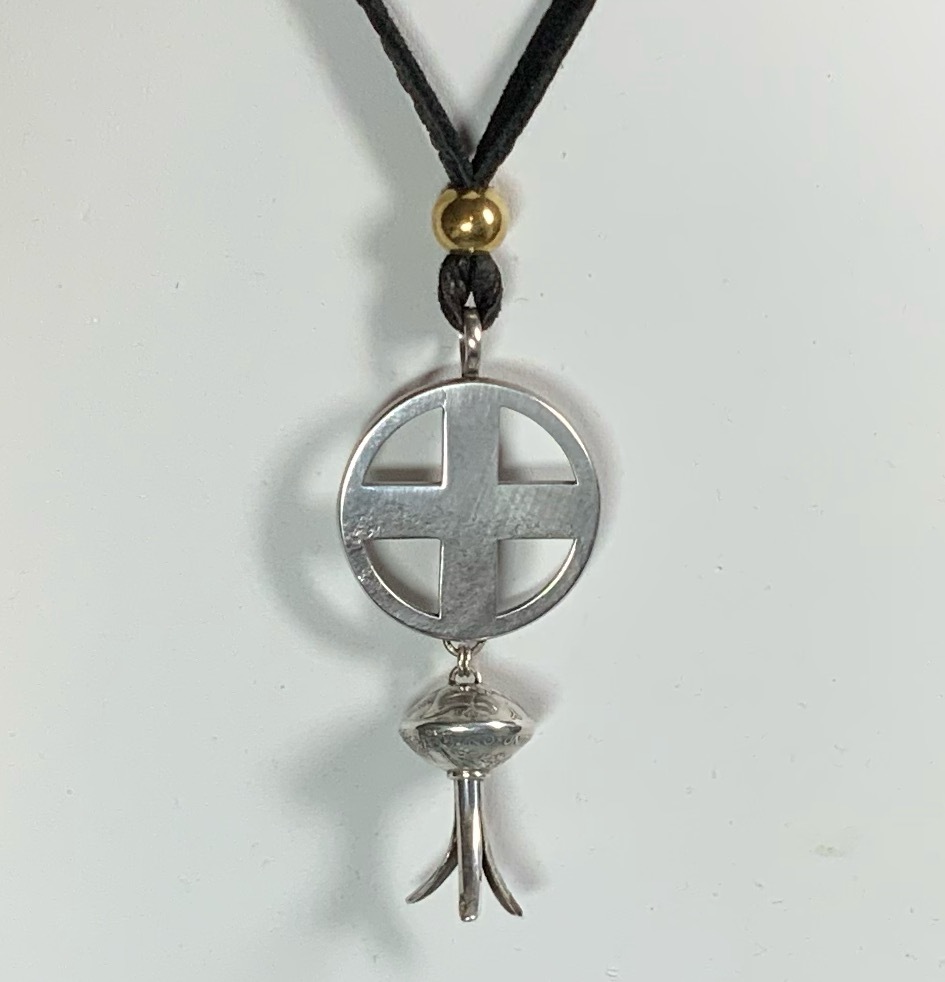 Dennis Hogan Sterling Silver Medicine Wheel Blossom Nec