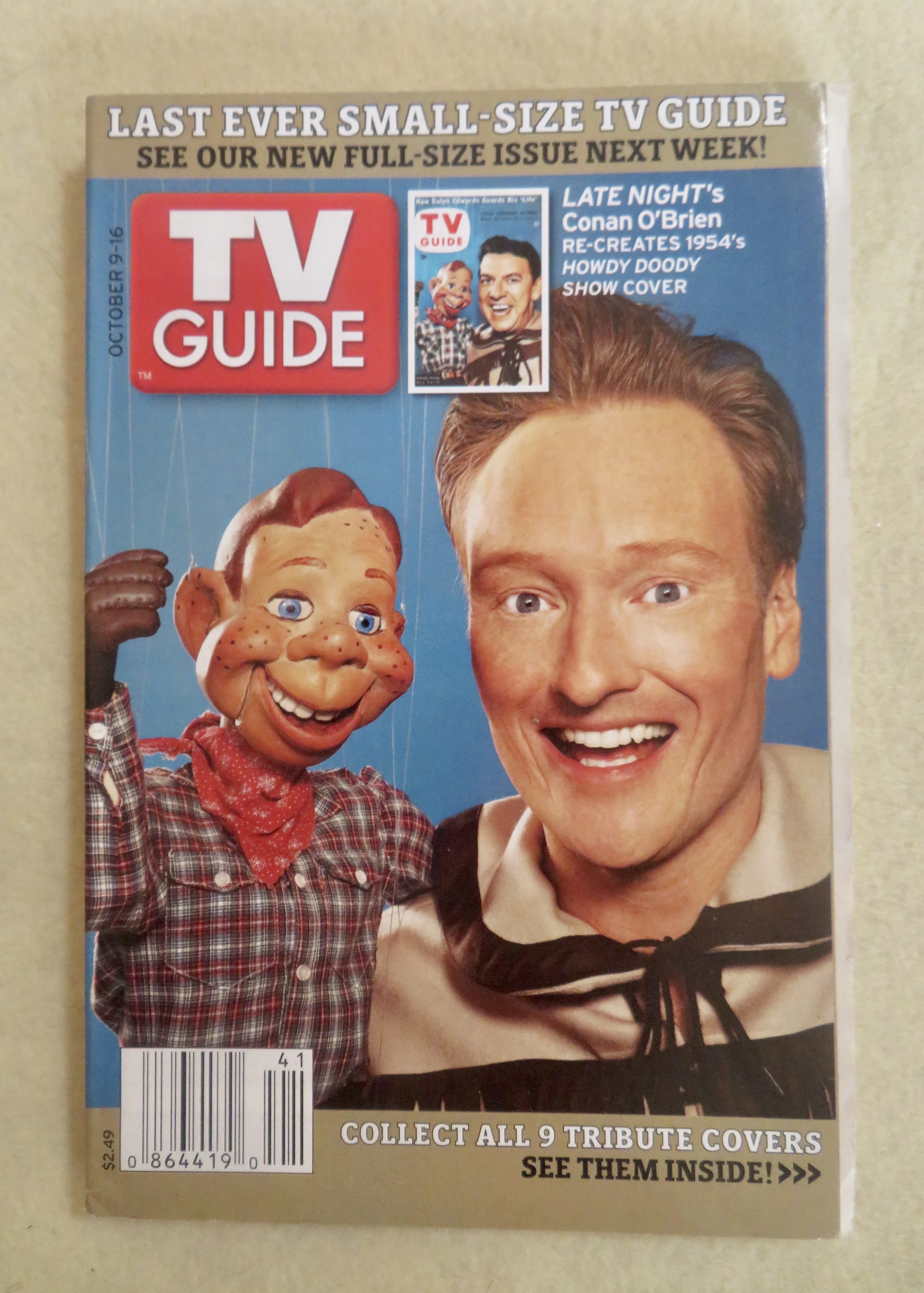 TV Guide October 9 - 16, 2005 Late Night's Cover