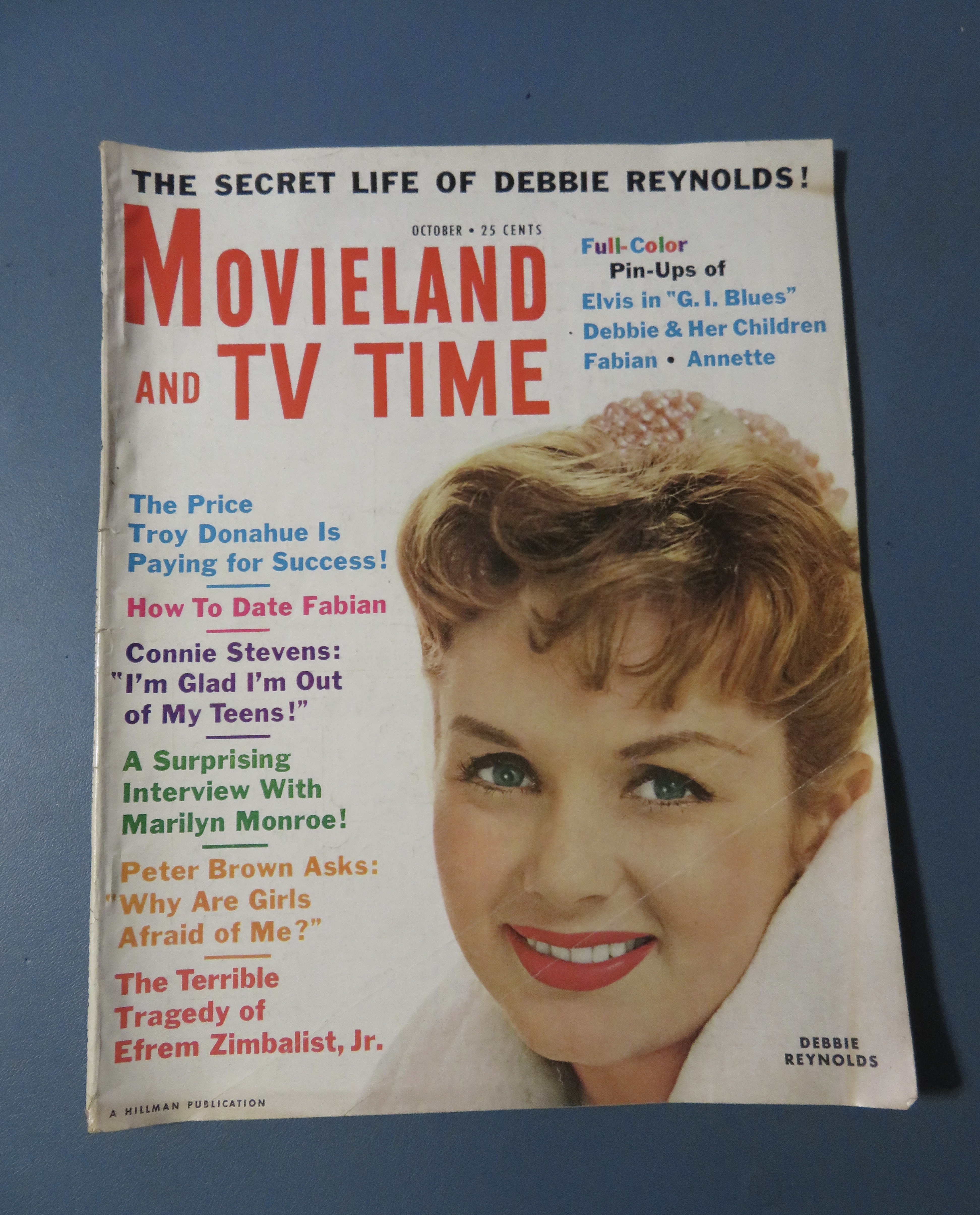 Movieland & TV Time Magazine 1960 Debbie Reynolds