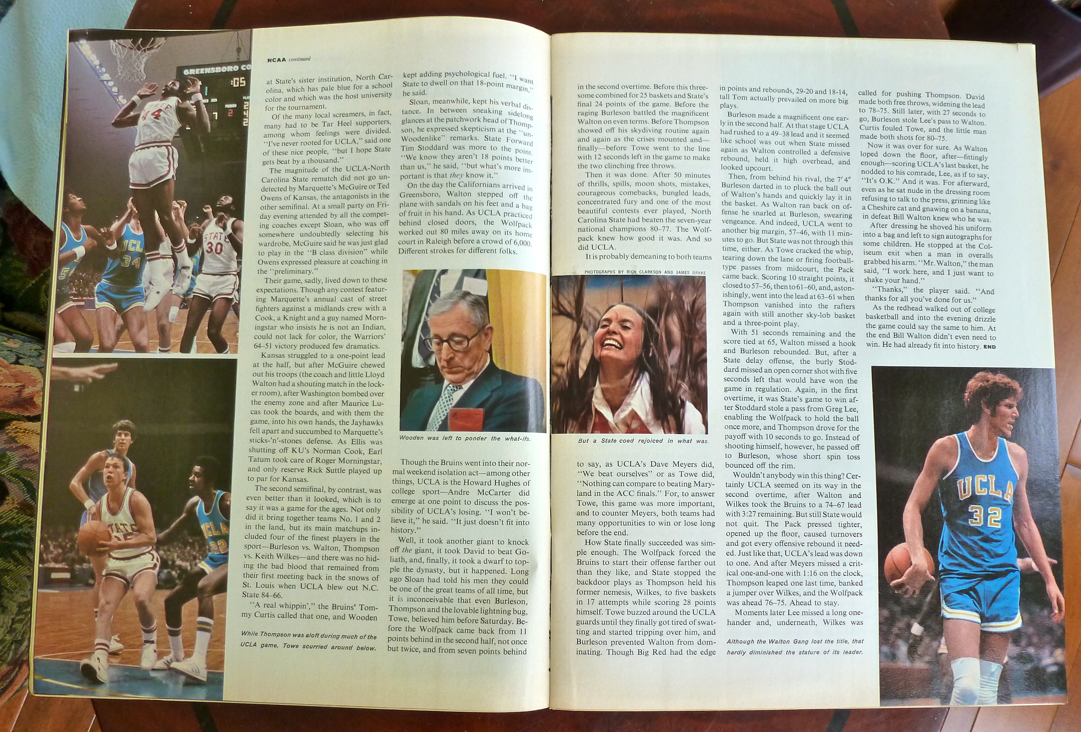 Sports Illustrated Magazine-April 1, 1974-N. C. State