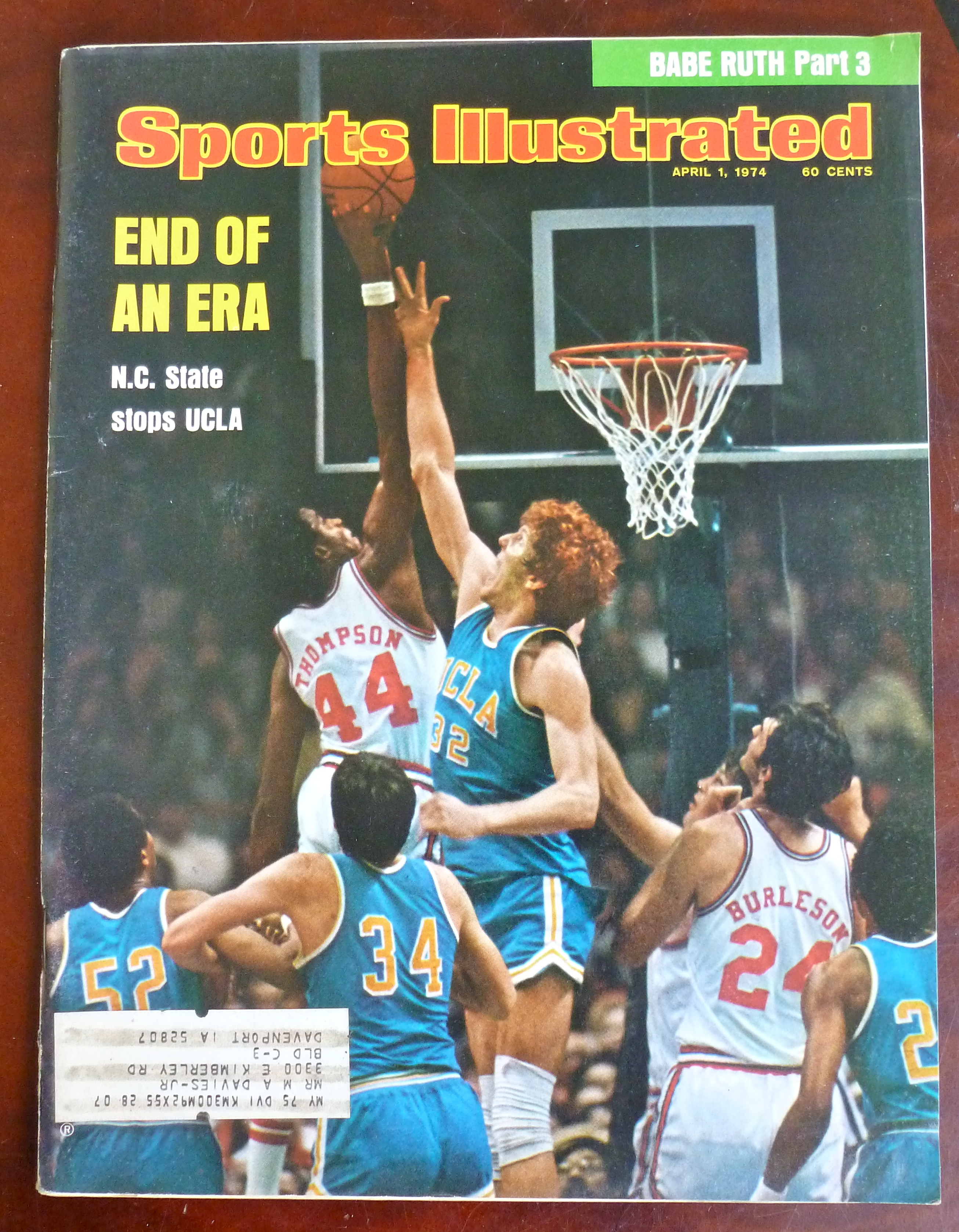 Sports Illustrated Magazine-April 1, 1974-N. C. State