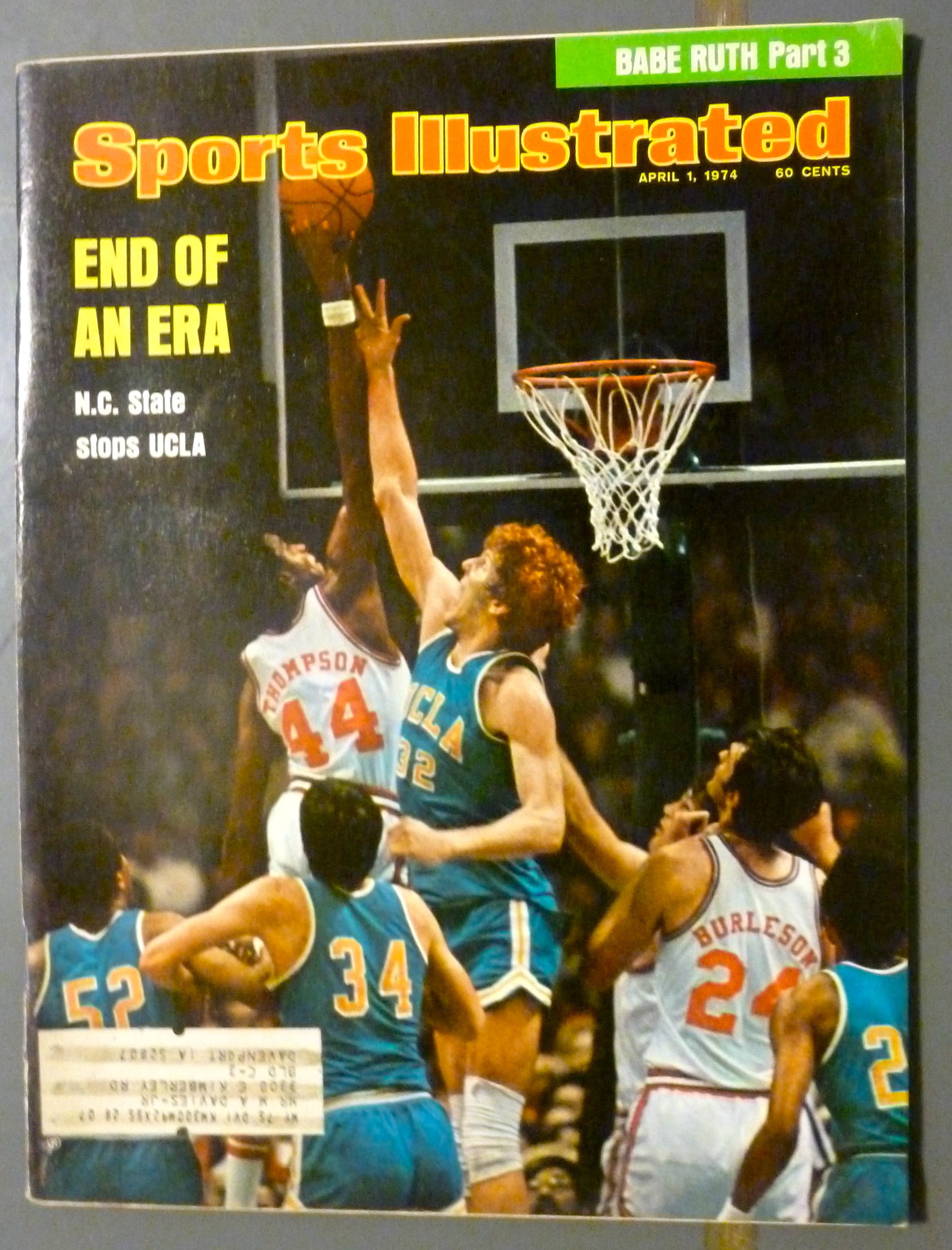 Sports Illustrated Magazine-April 1, 1974-N. C. State