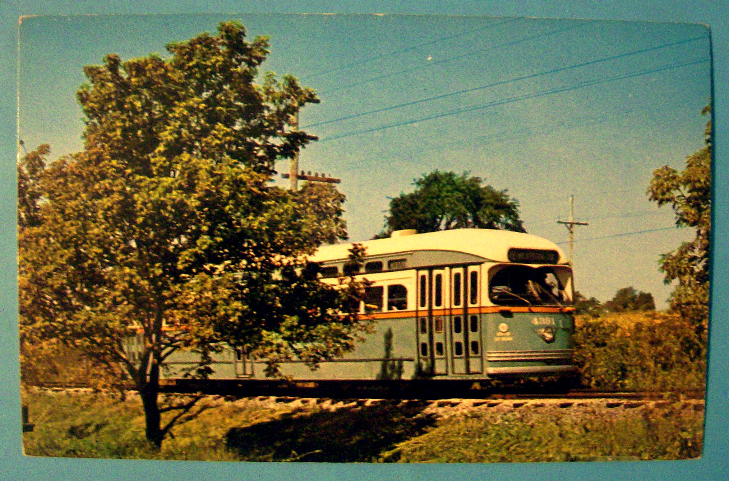PCC Streetcar #4391 Postcard