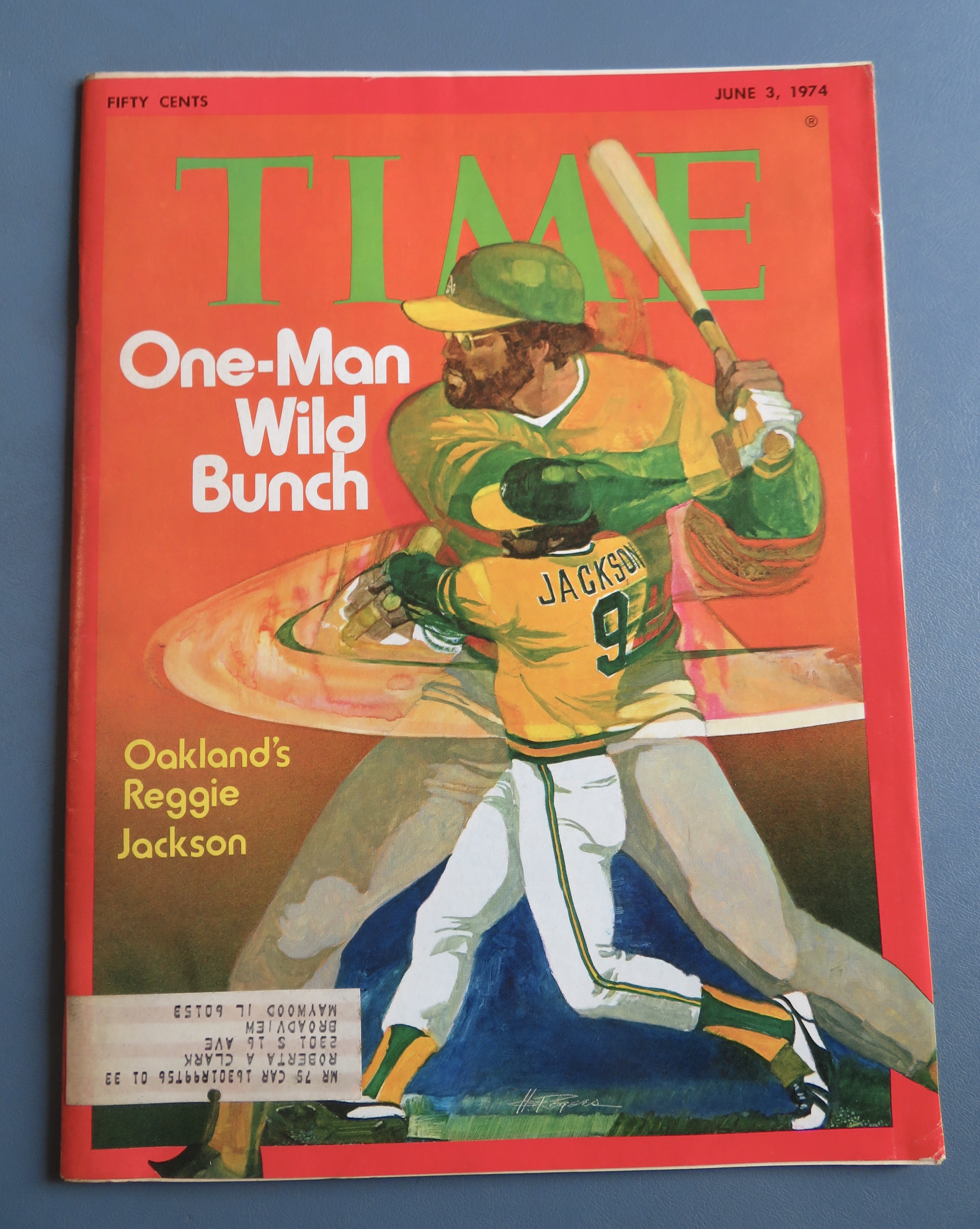 Time Magazine June 3, 1974 Oakland's Reggie Jackson