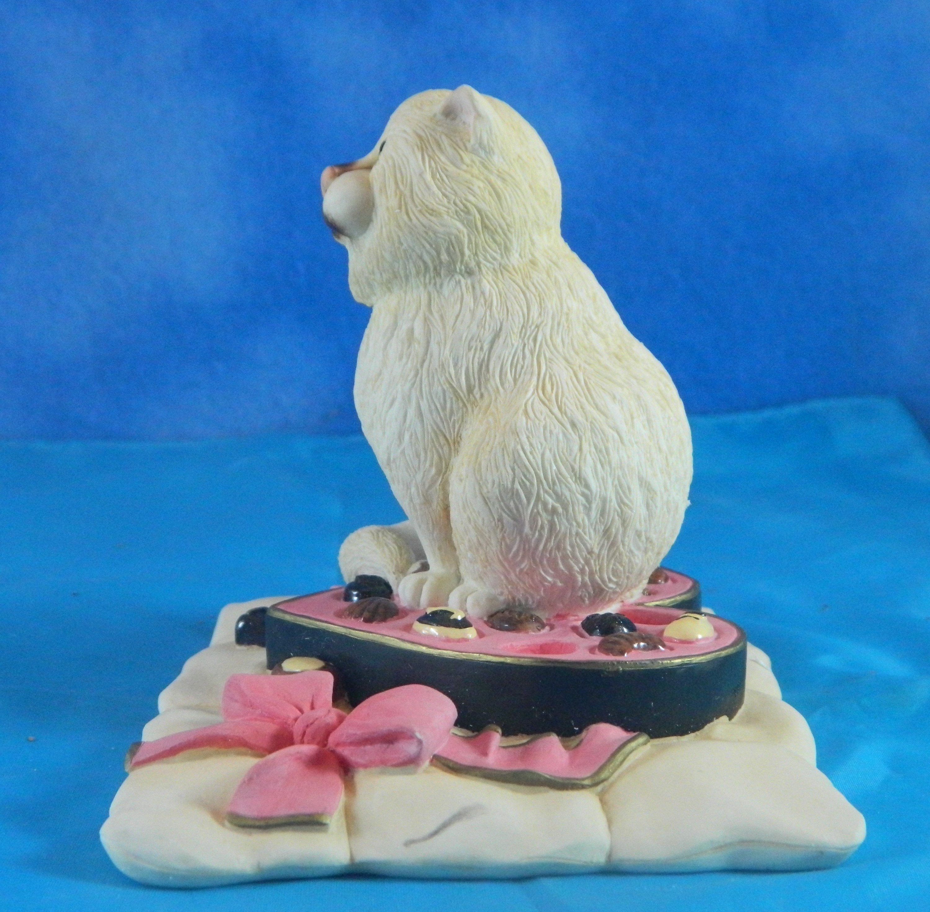 Border Fine Arts Chocoholic Cat on Box of Chocolates