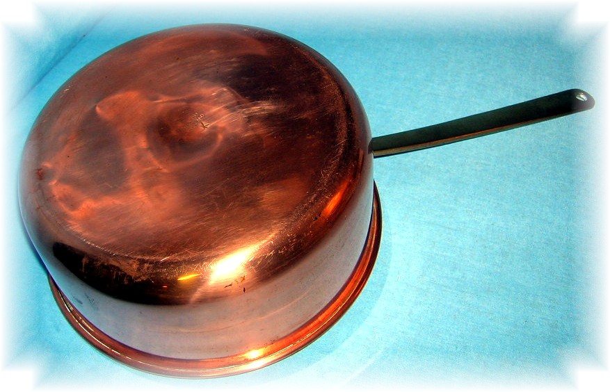 Copper Saucepan Cooking Pot Made In England