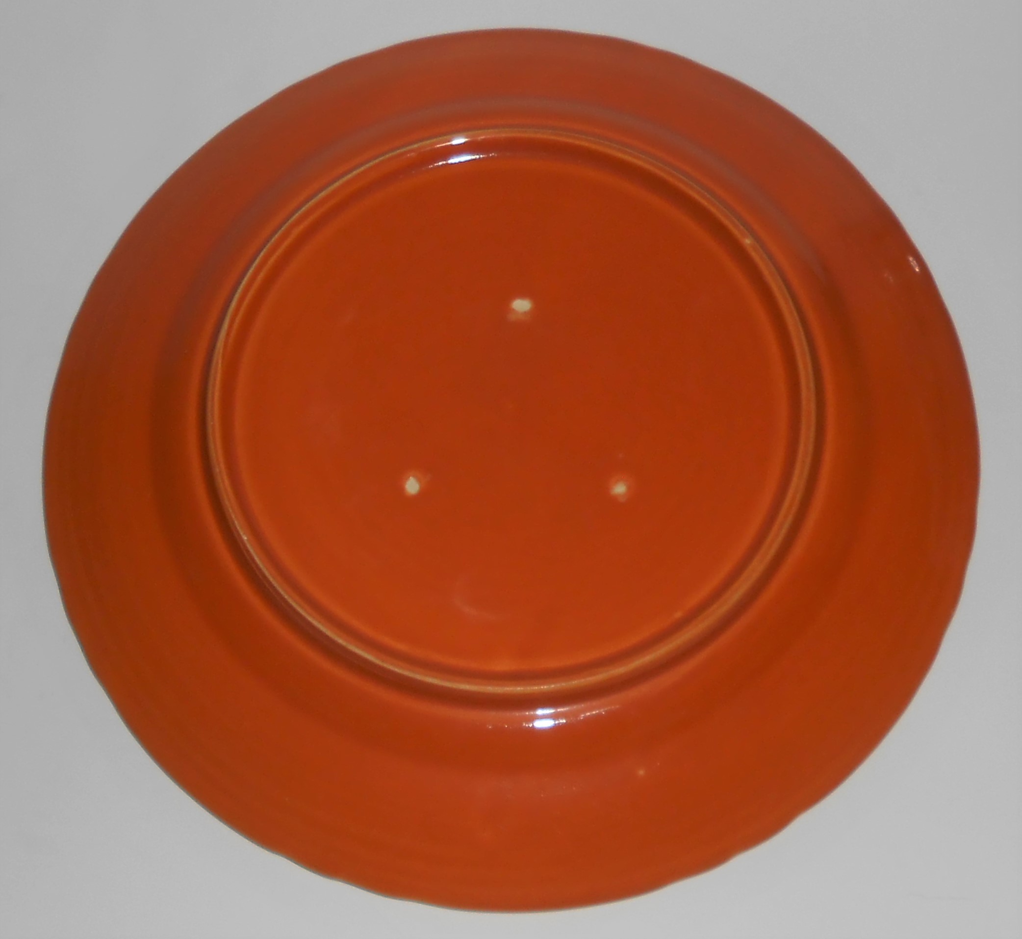 Coors Pottery Golden Rainbow Orange Dinner Plate