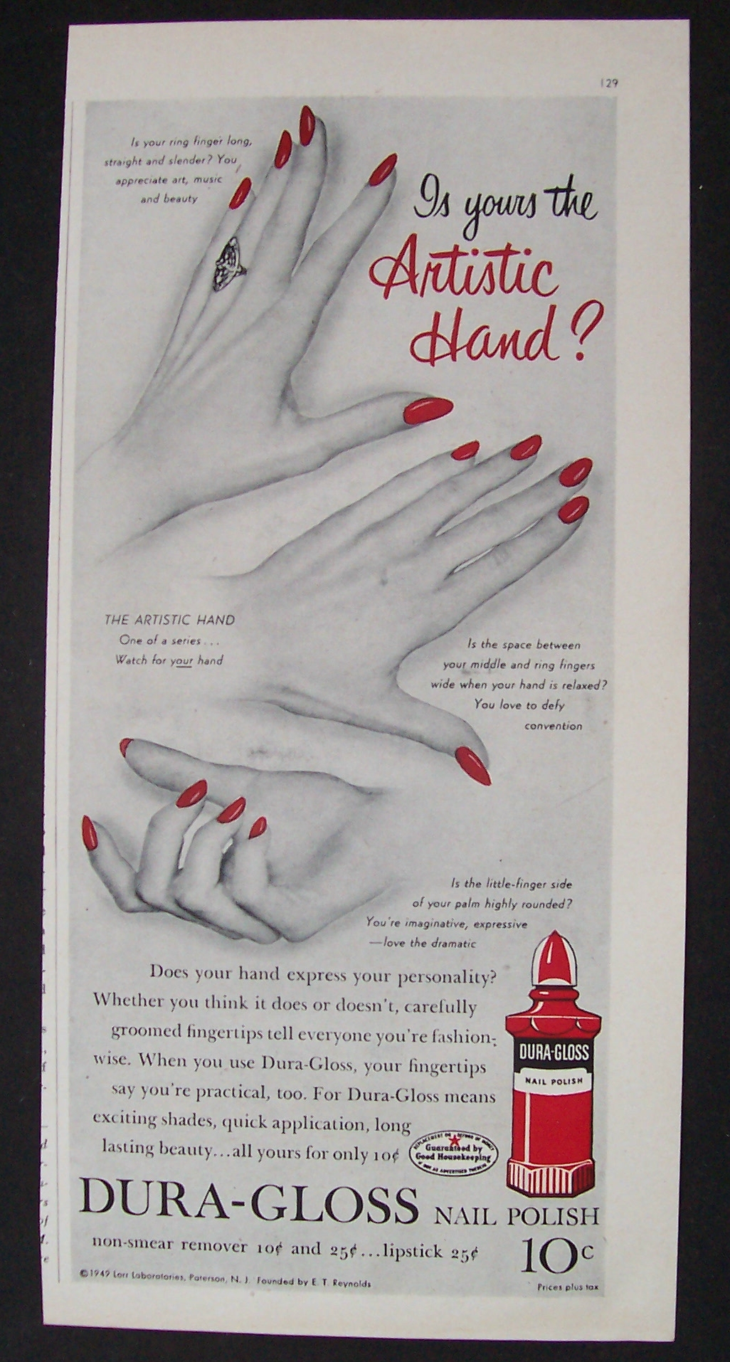1950 Dura - Gloss Nail Polish