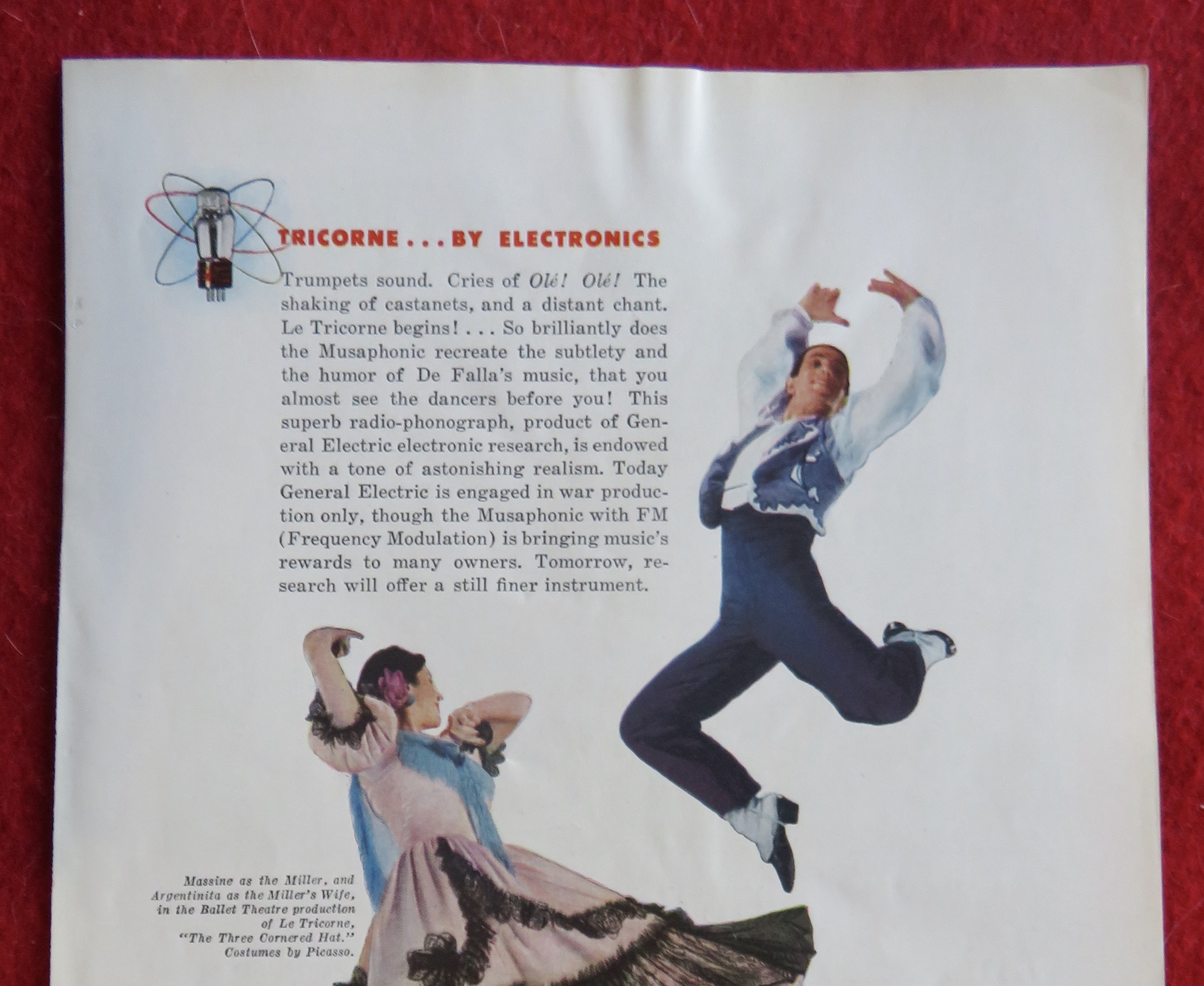1944 GE Musaphonic with Massine & Argentinita