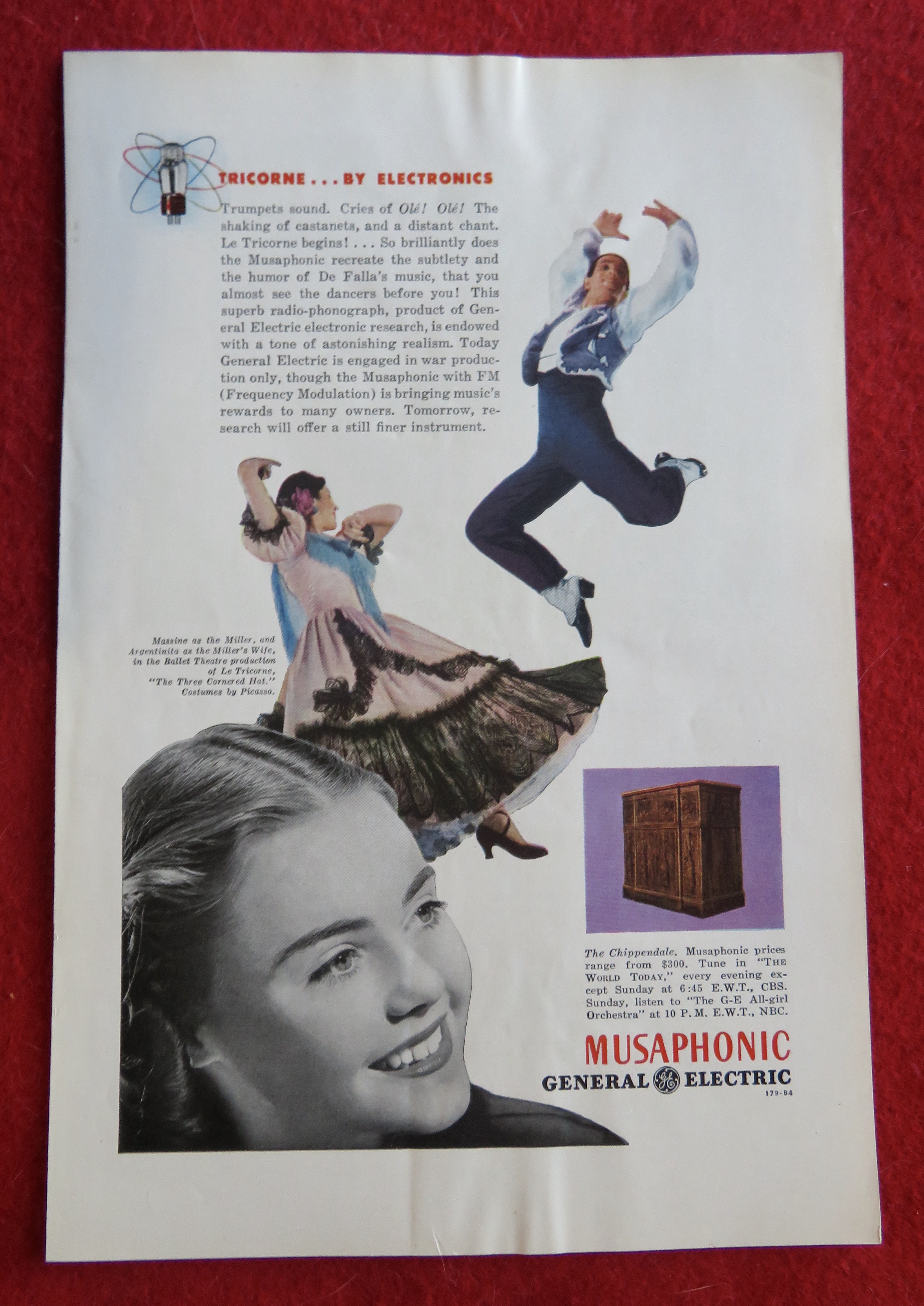 1944 GE Musaphonic with Massine & Argentinita