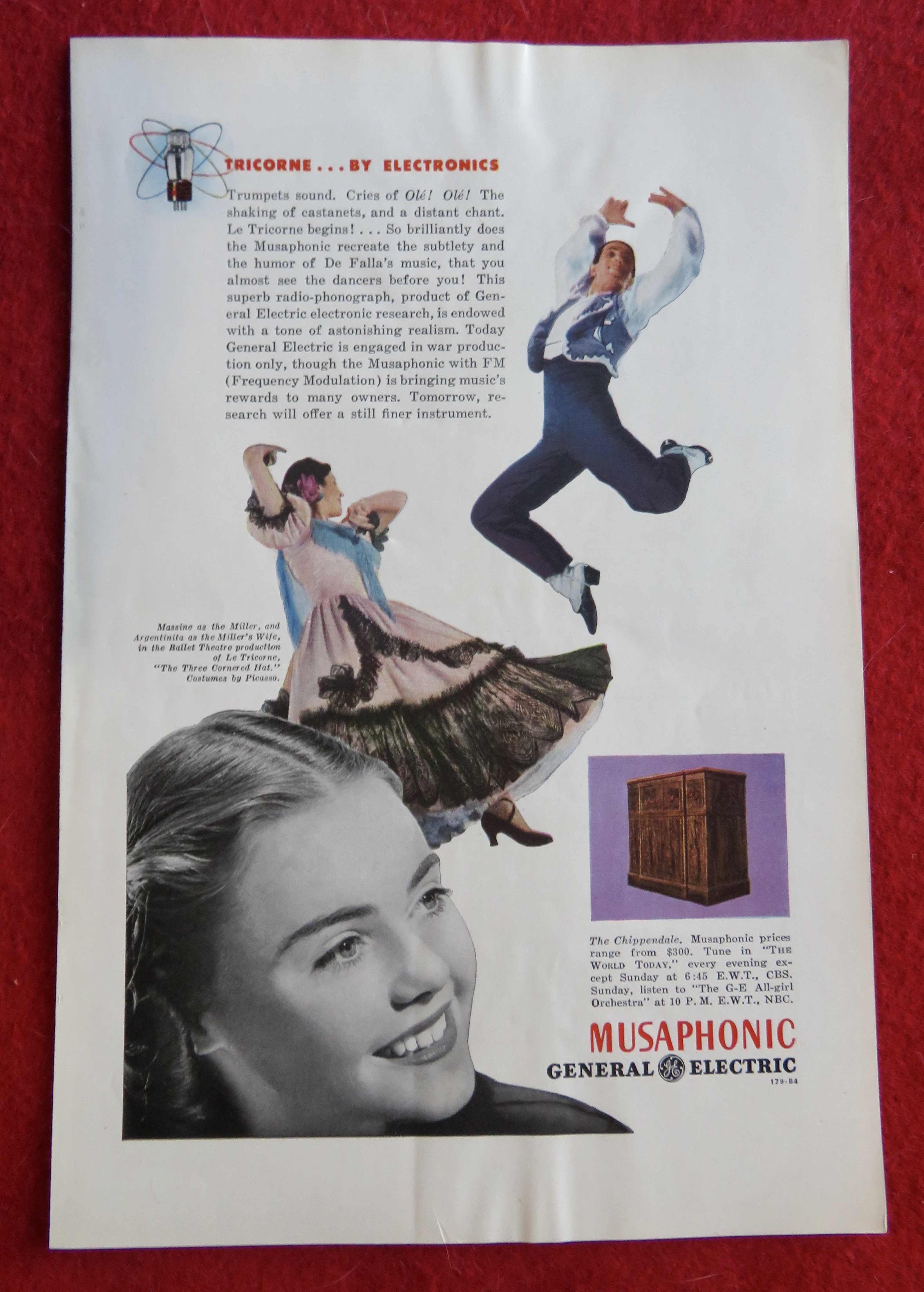 1944 GE Musaphonic with Massine & Argentinita
