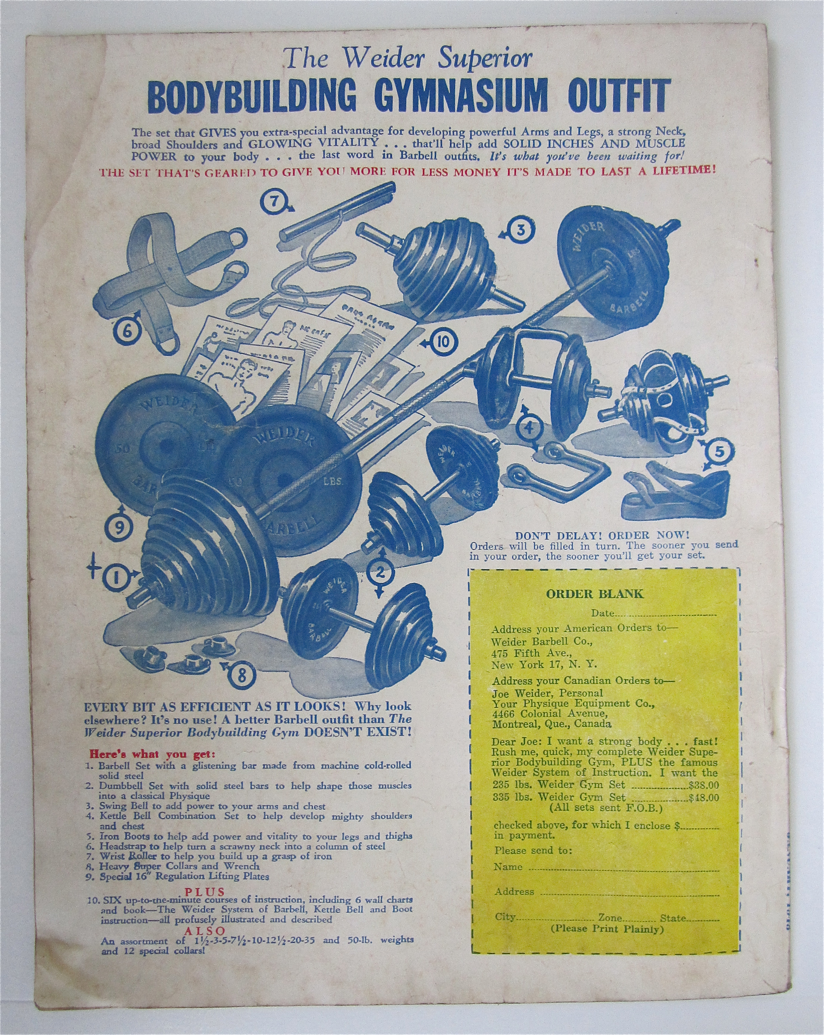 Muscle Power Magazine January 1948 Allan Paivio
