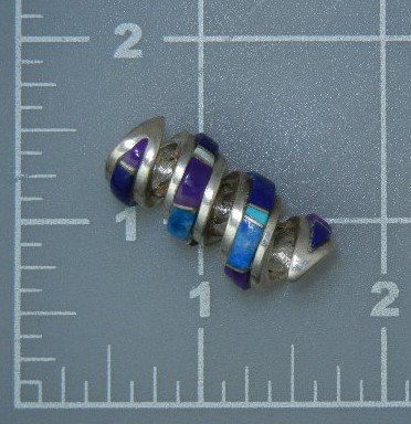 Navajo Sterling Silver Inlays Pendant