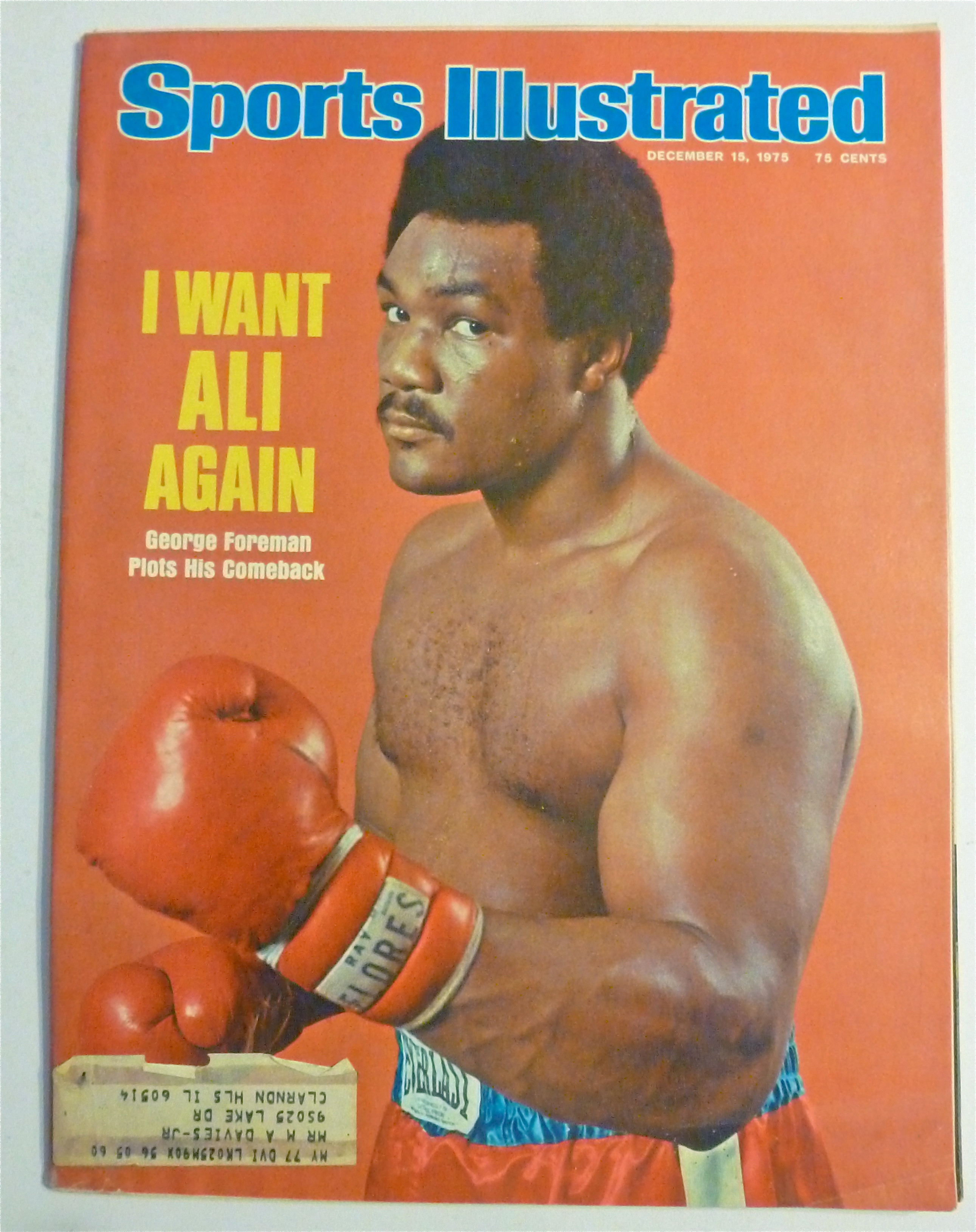 Sports Illustrated Magazine-December 15, 1975-Foreman