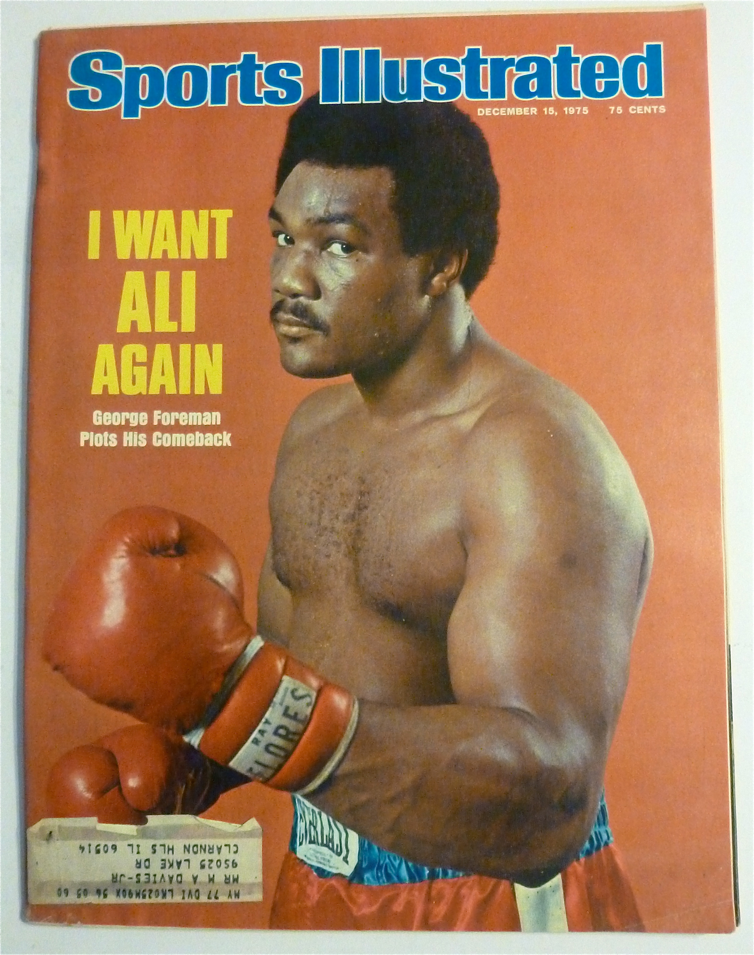 Sports Illustrated Magazine-December 15, 1975-Foreman