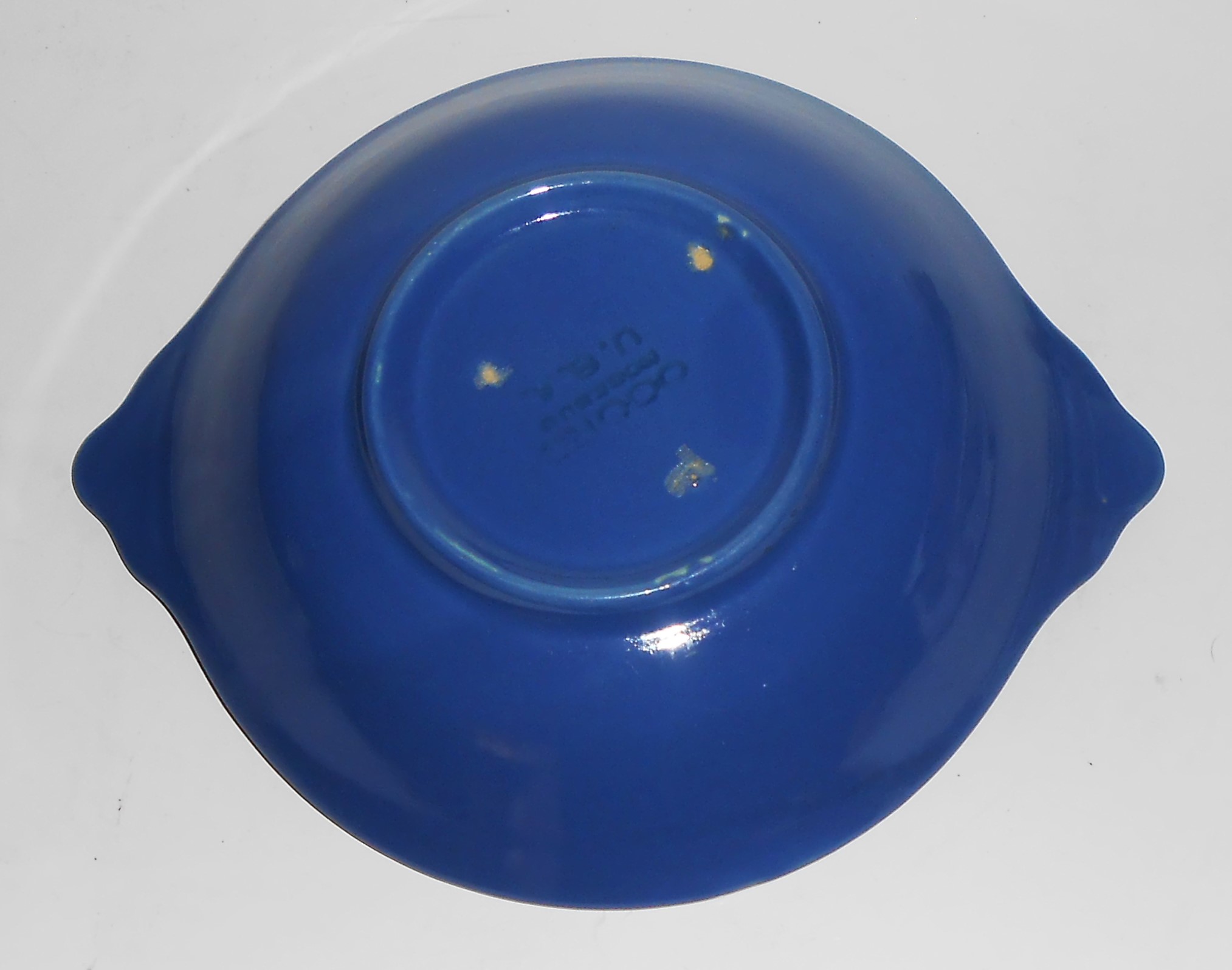 Coors Pottery Rosebud Blue Cereal/Oatmeal Bowl