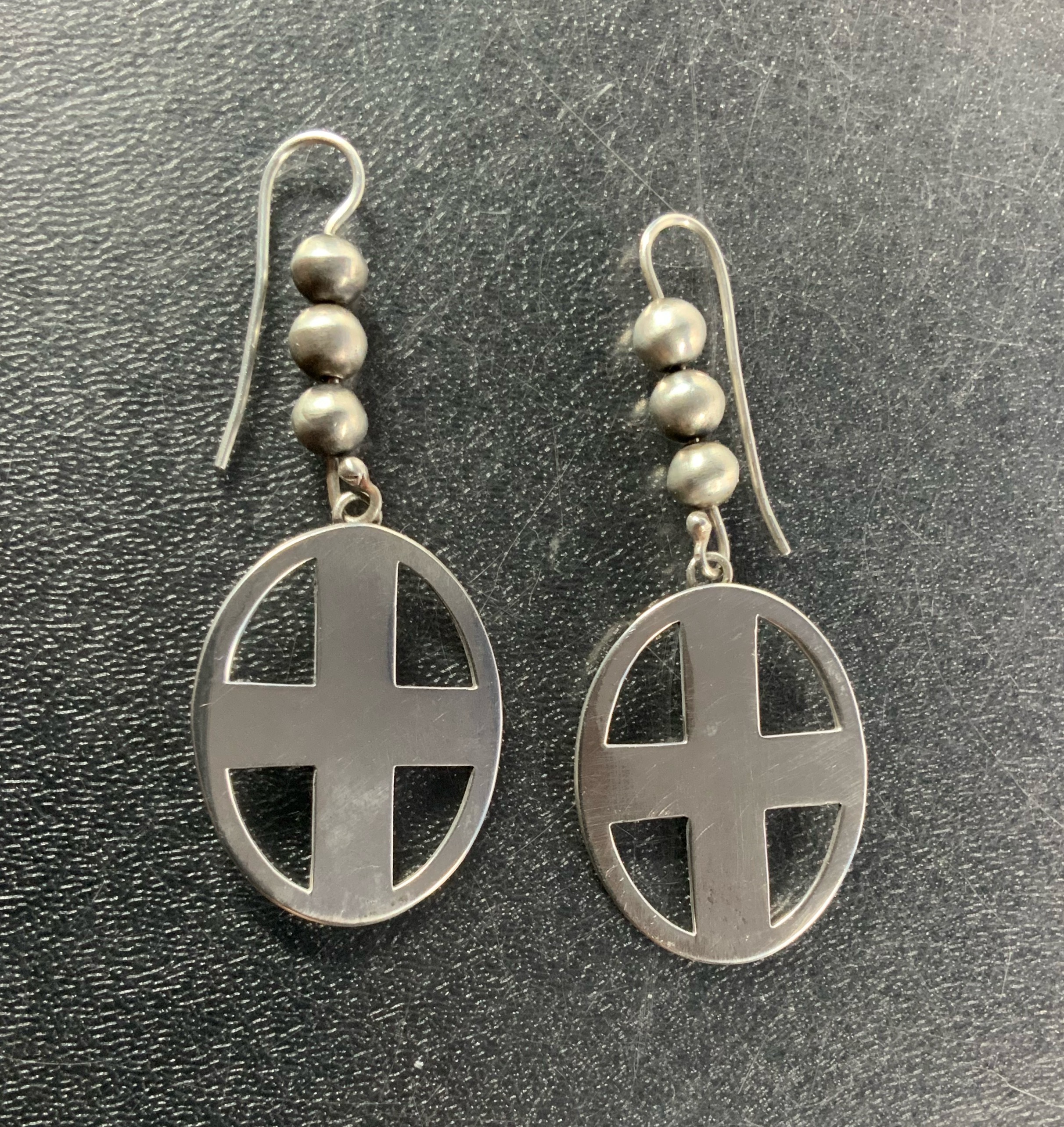 Dennis Hogan Santa Fe Sterling Silver Medicine Wheel Ea