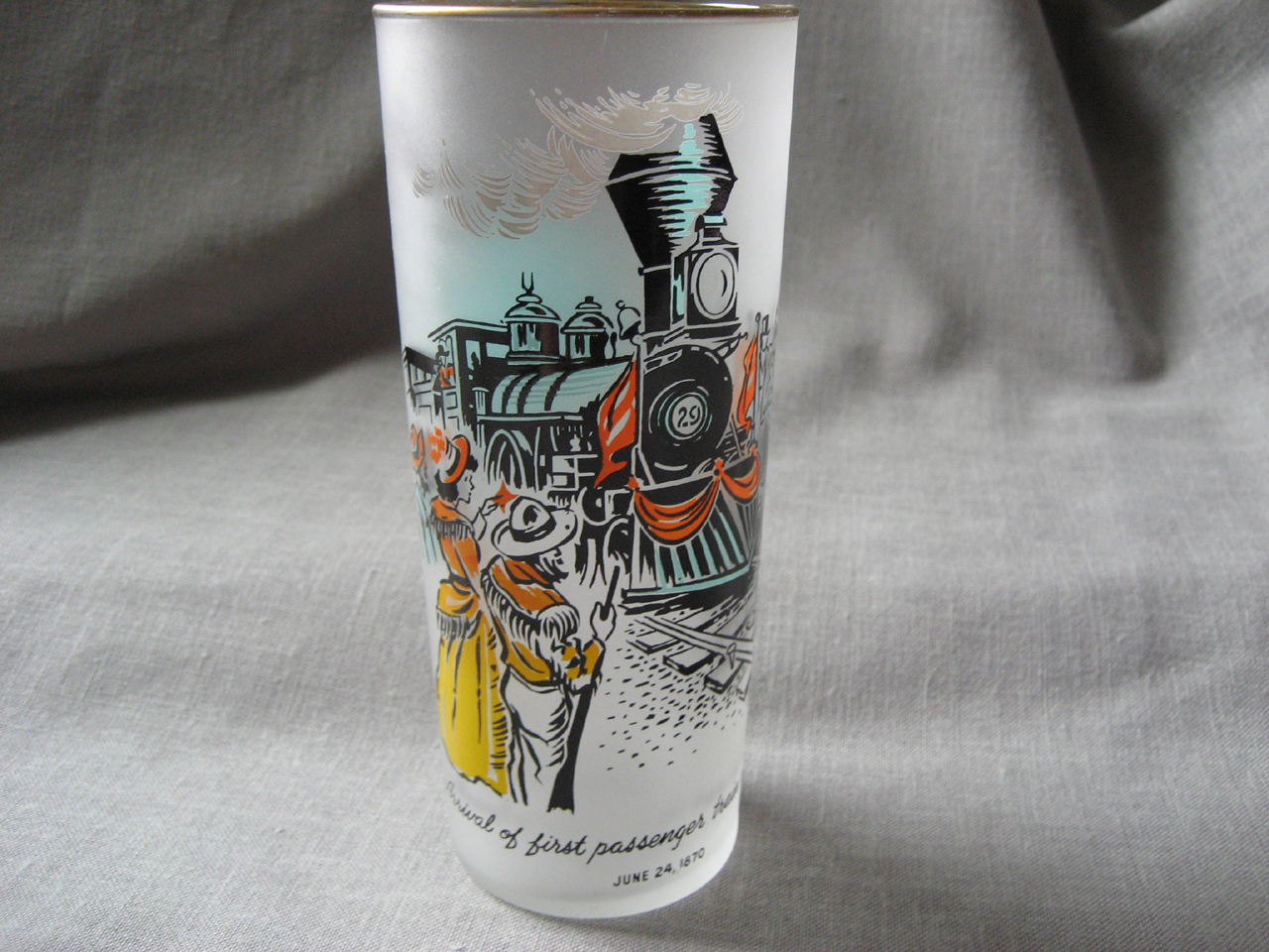 Libby Train Glass