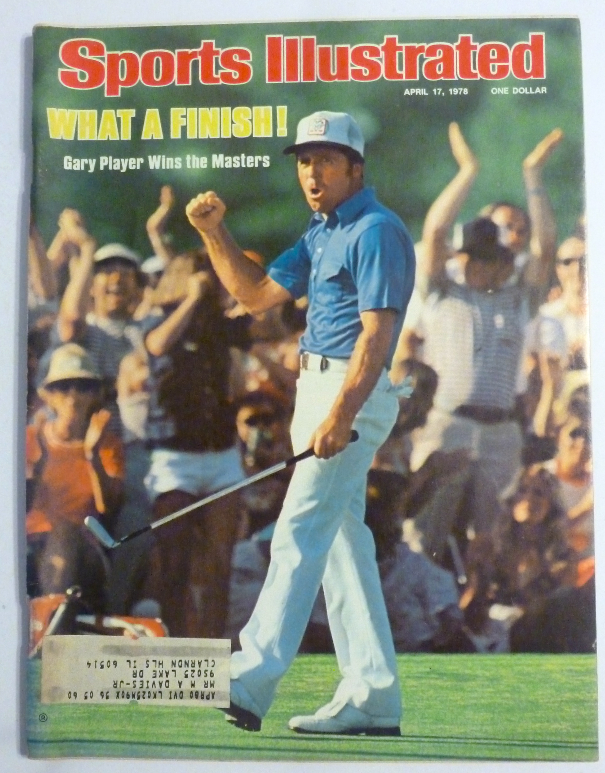 Sports Illustrated Magazine April 17, 1978 Gary Player