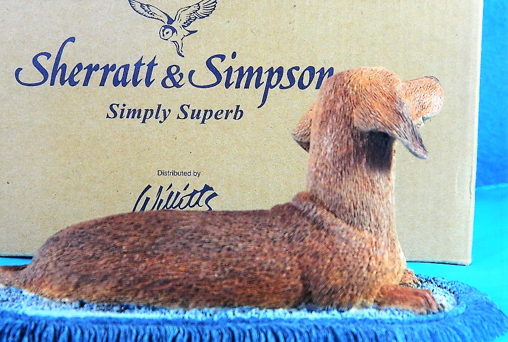 Willitts Design Sherratt & Simpson Lying Dachshund