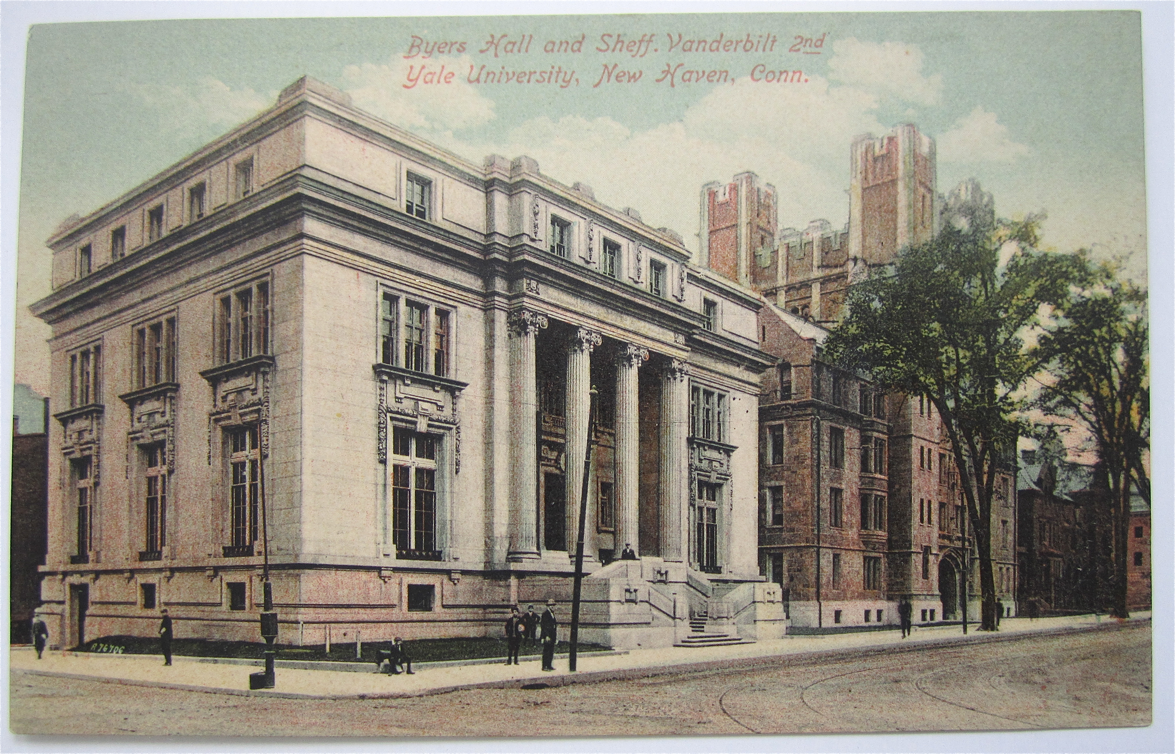 Byers Hall And Sheff Vanderbilt Postcard