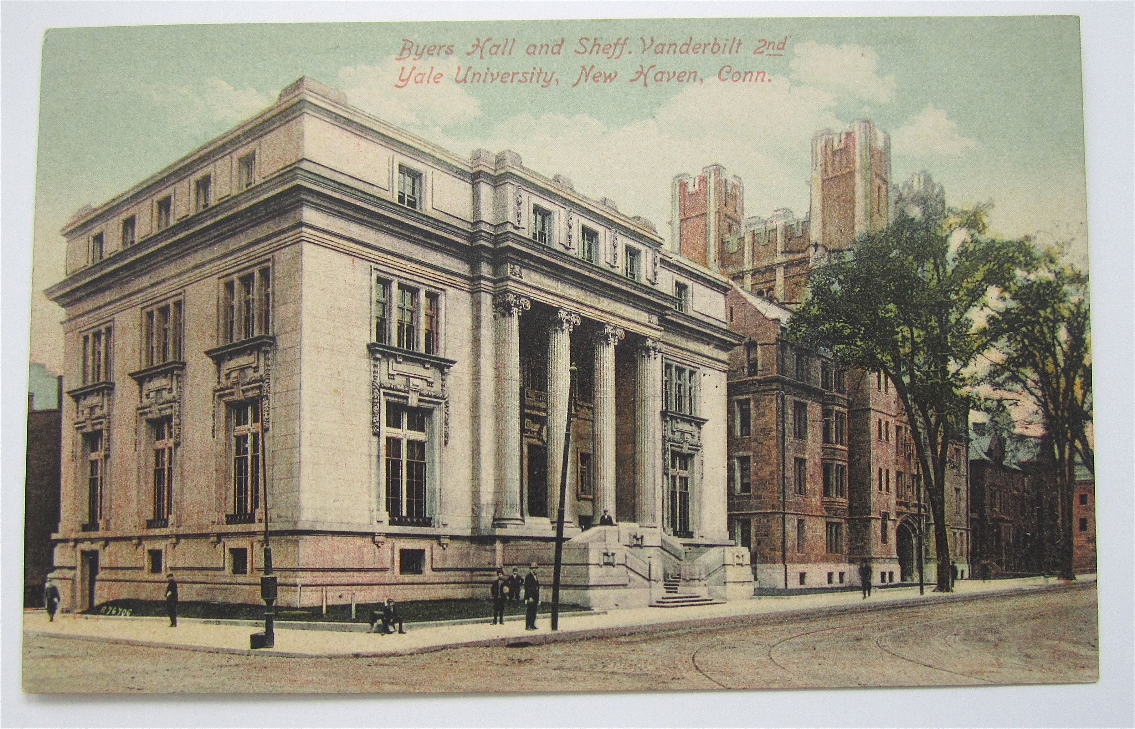 Byers Hall And Sheff Vanderbilt Postcard