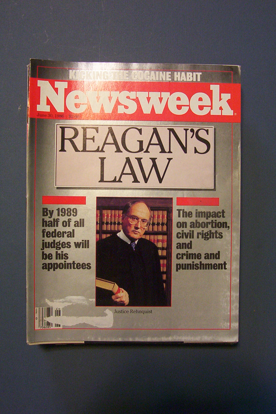 Newsweek Magazine - June 30, 1986 - Reagan's Law