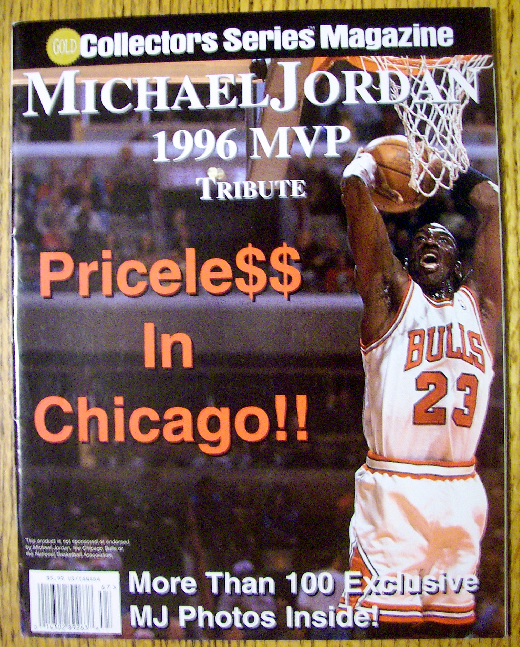 Collectors Series Magazine 1996 Michael Jordan