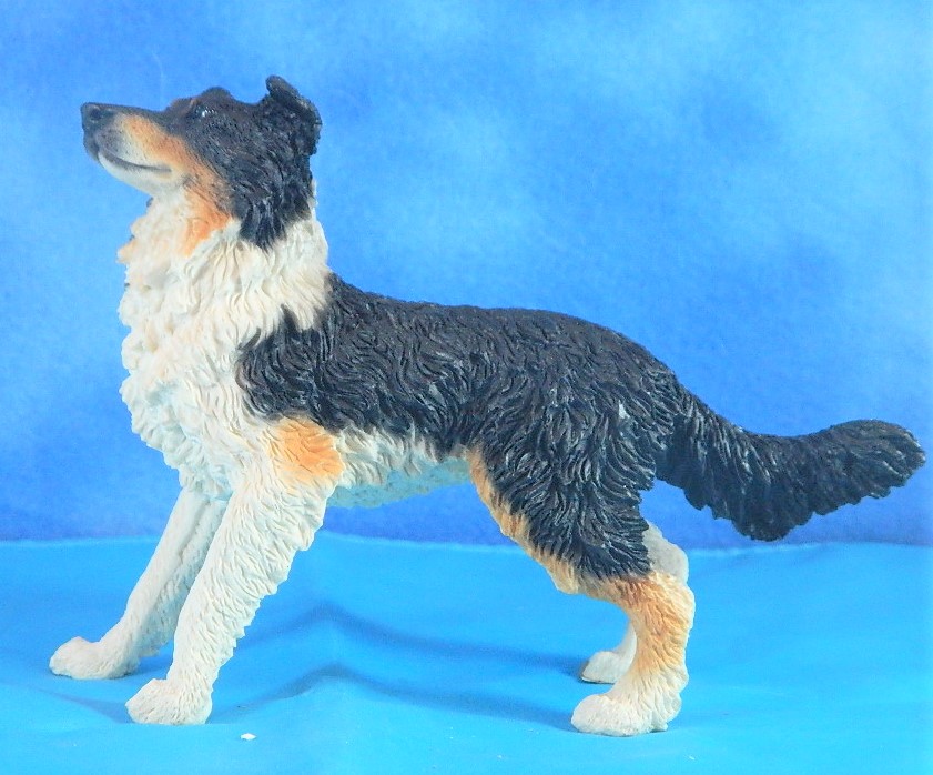 Castagna Alabaster Resin Standing Border Collie