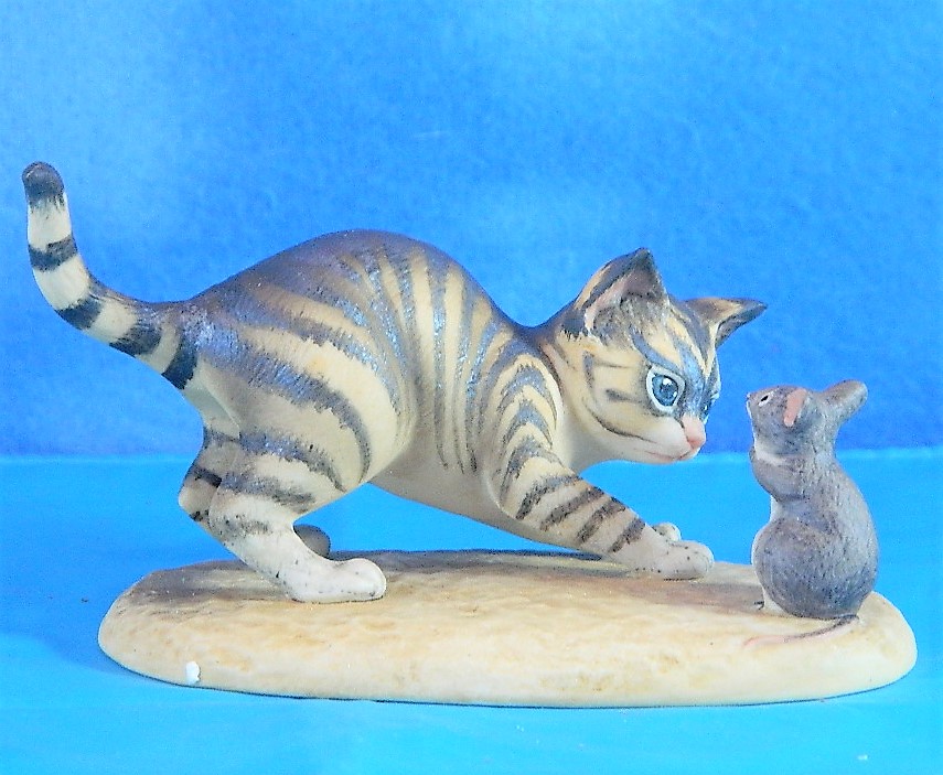 Roman Irene Spencer Porcelain Catnippers Cat and Mouse