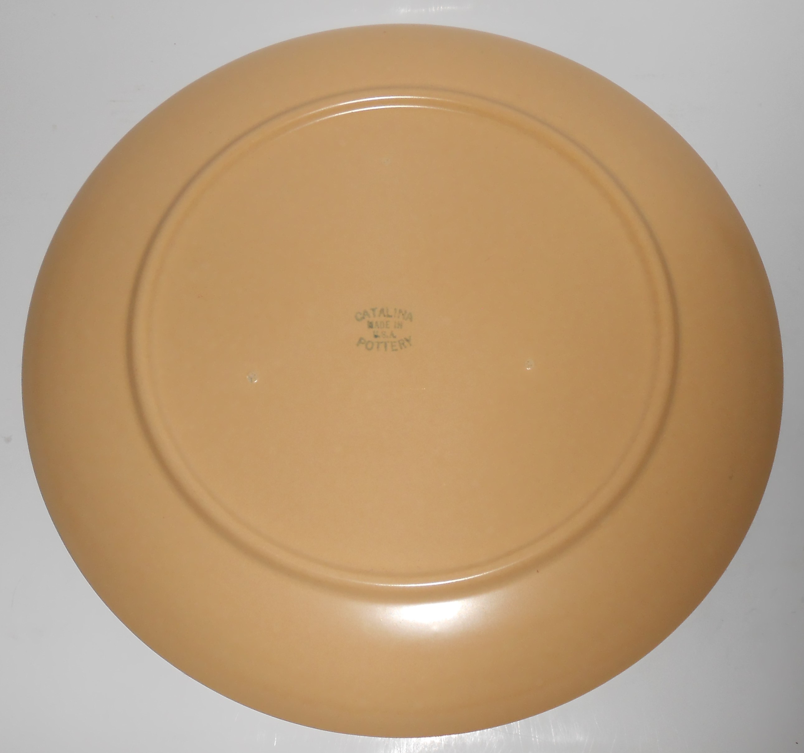 Catalina Pottery Rancho Ware Catalina Sand Chop Plate