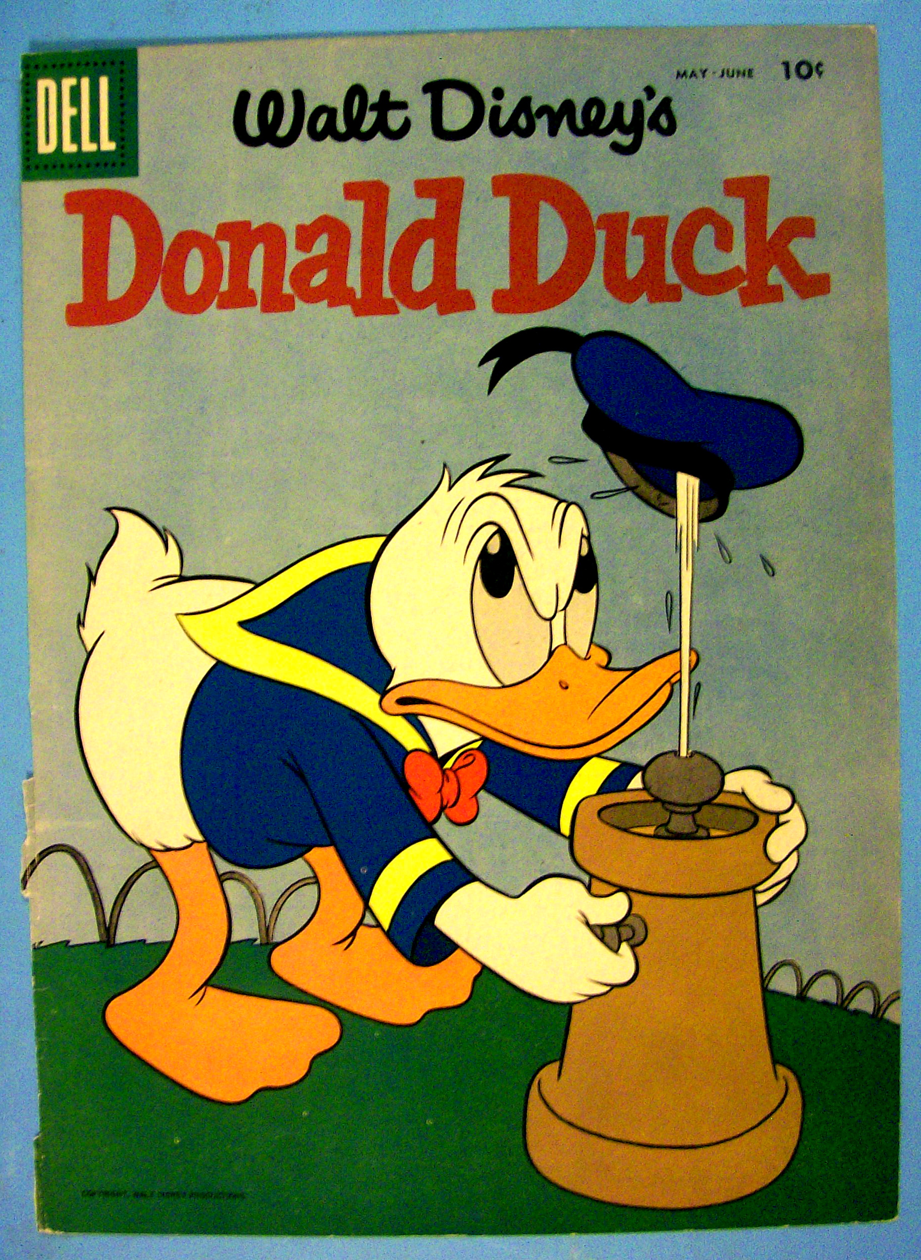 Donald Duck Comic Cover #59 May-June 1958