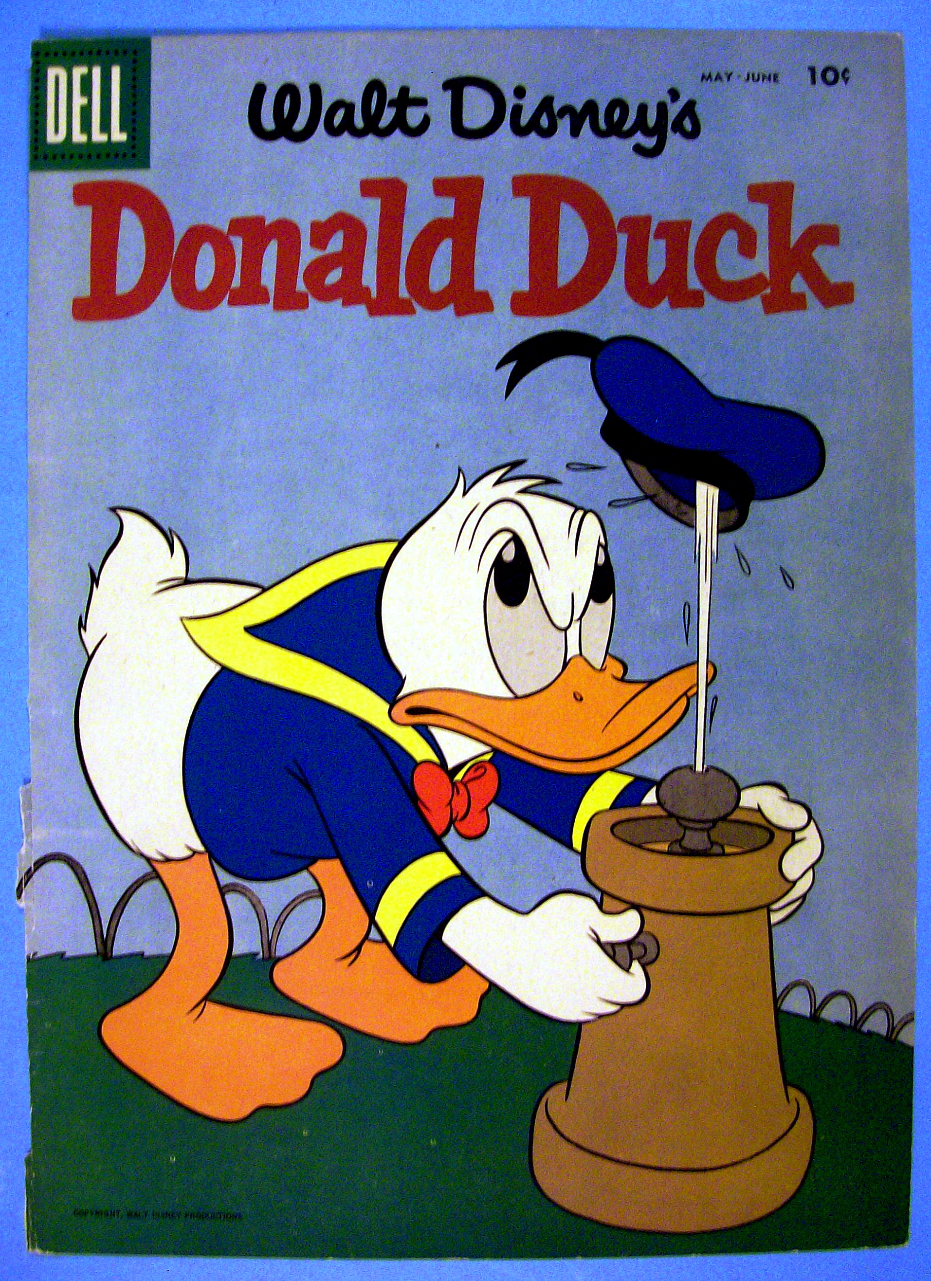 Donald Duck Comic Cover #59 May-June 1958