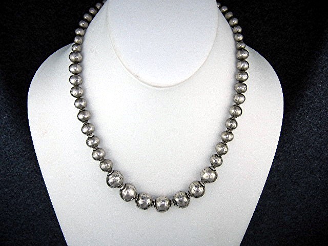 Silpada Sterling Silver Beads Necklace 16 1/2 Inches