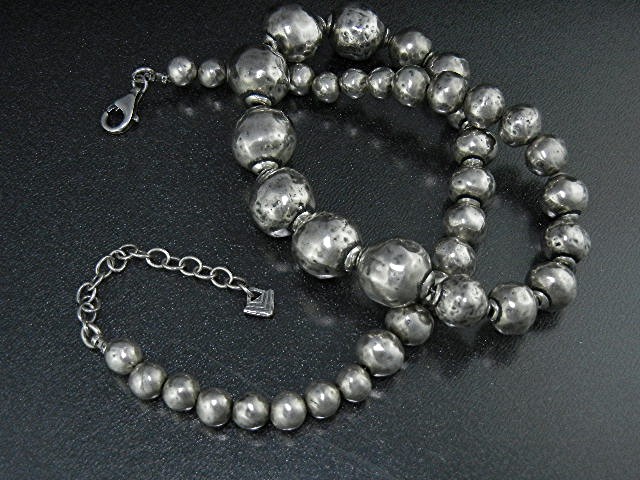 Silpada Sterling Silver Beads Necklace 16 1/2 Inches