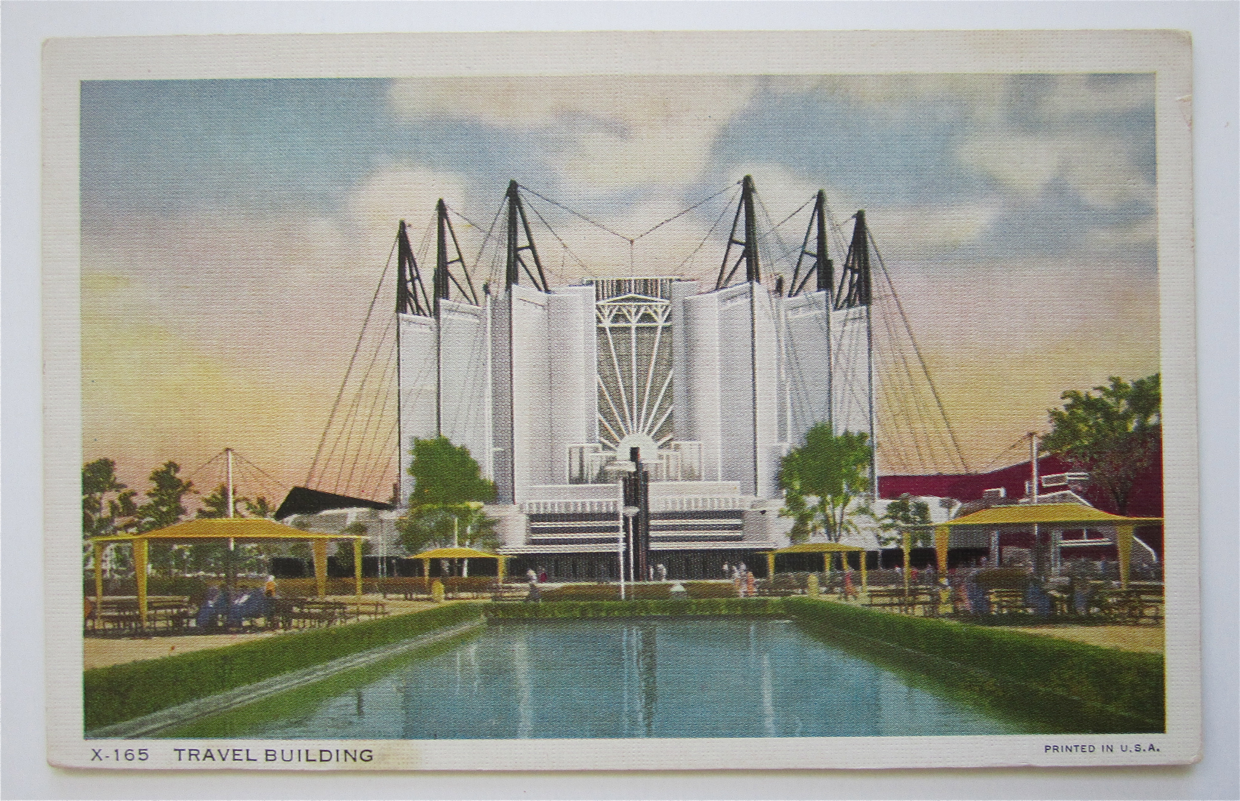 Travel & Transport Building Postcard-Chicago World Fair