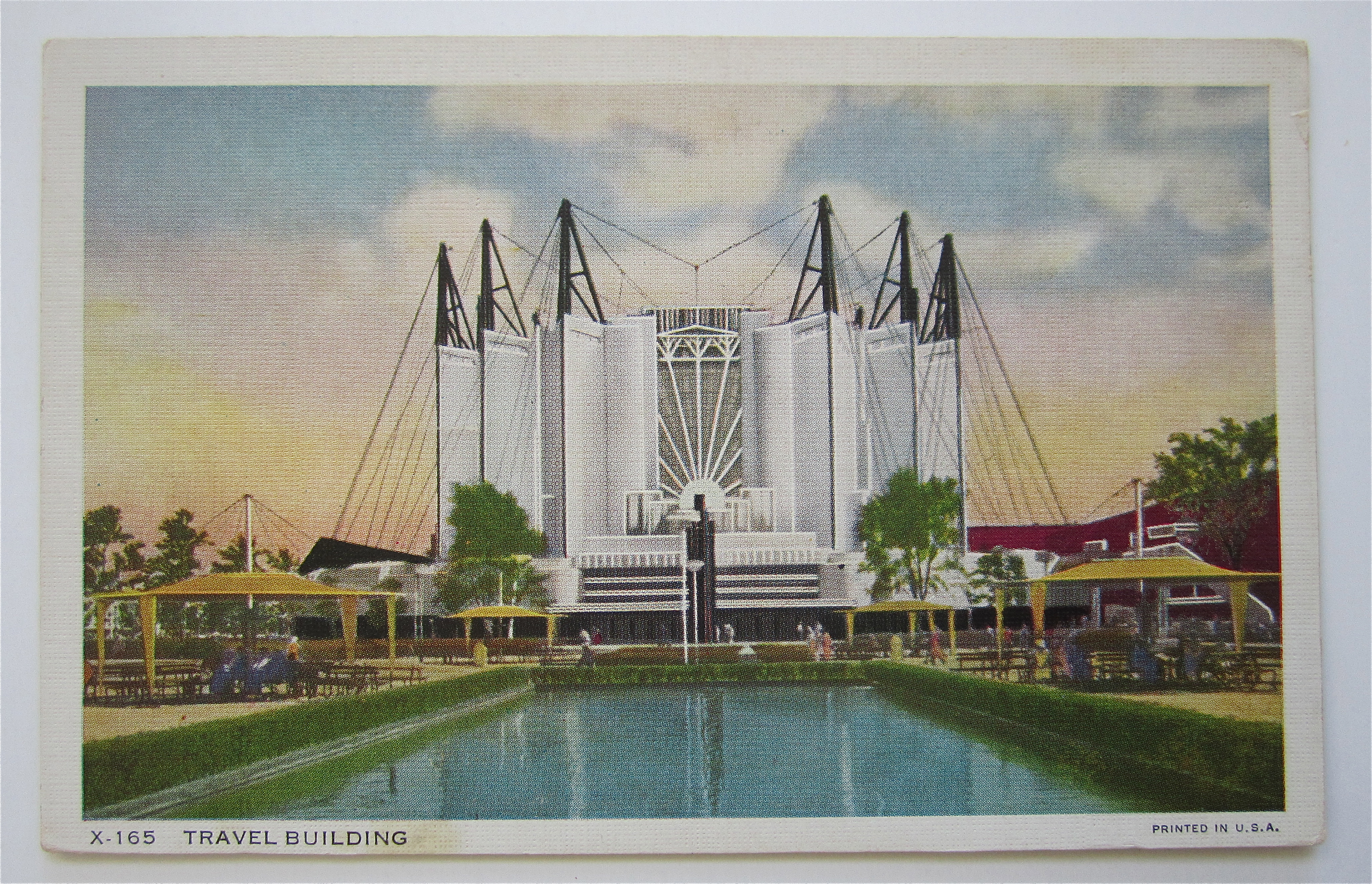 Travel & Transport Building Postcard-Chicago World Fair