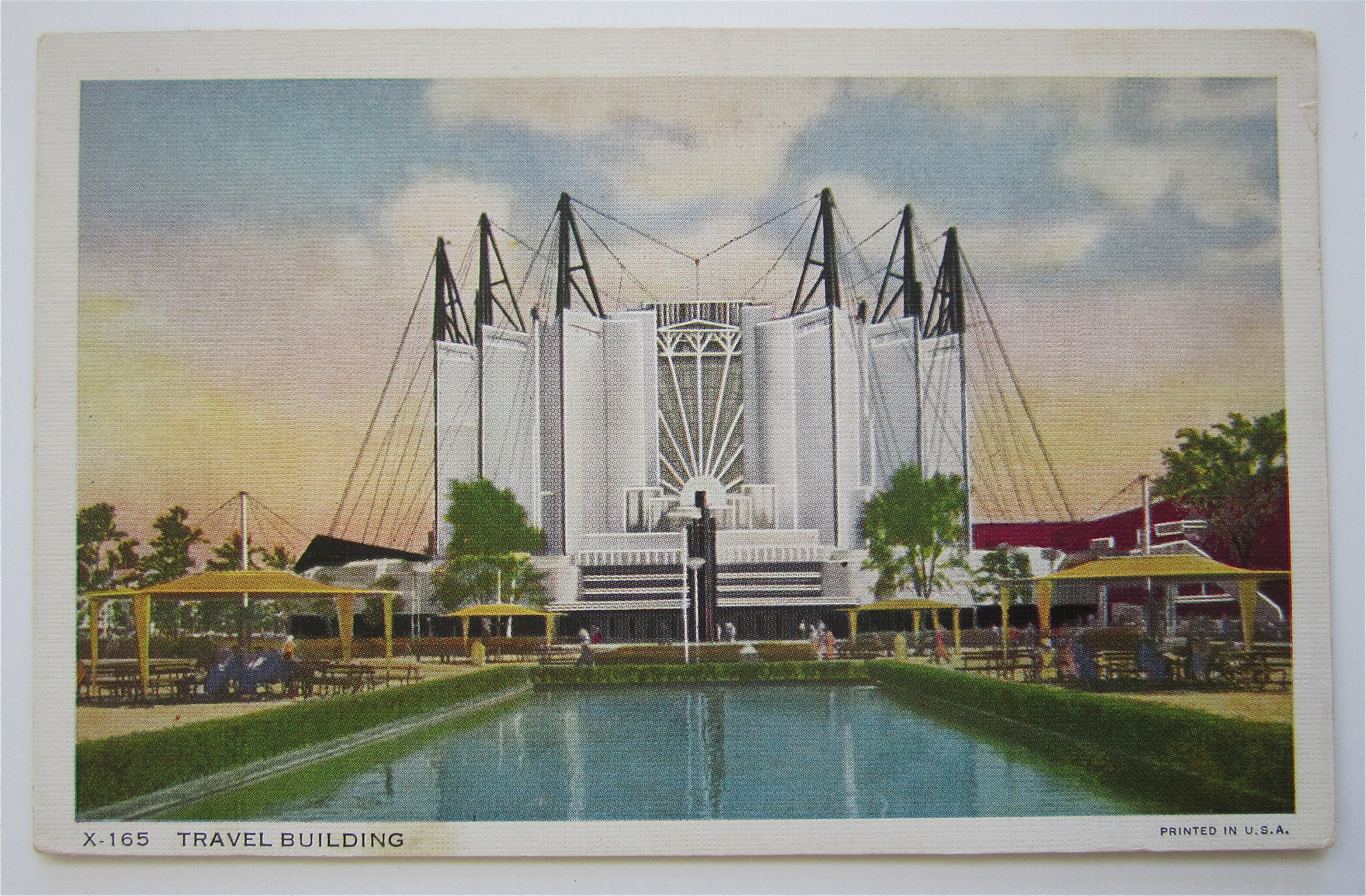 Travel & Transport Building Postcard-Chicago World Fair