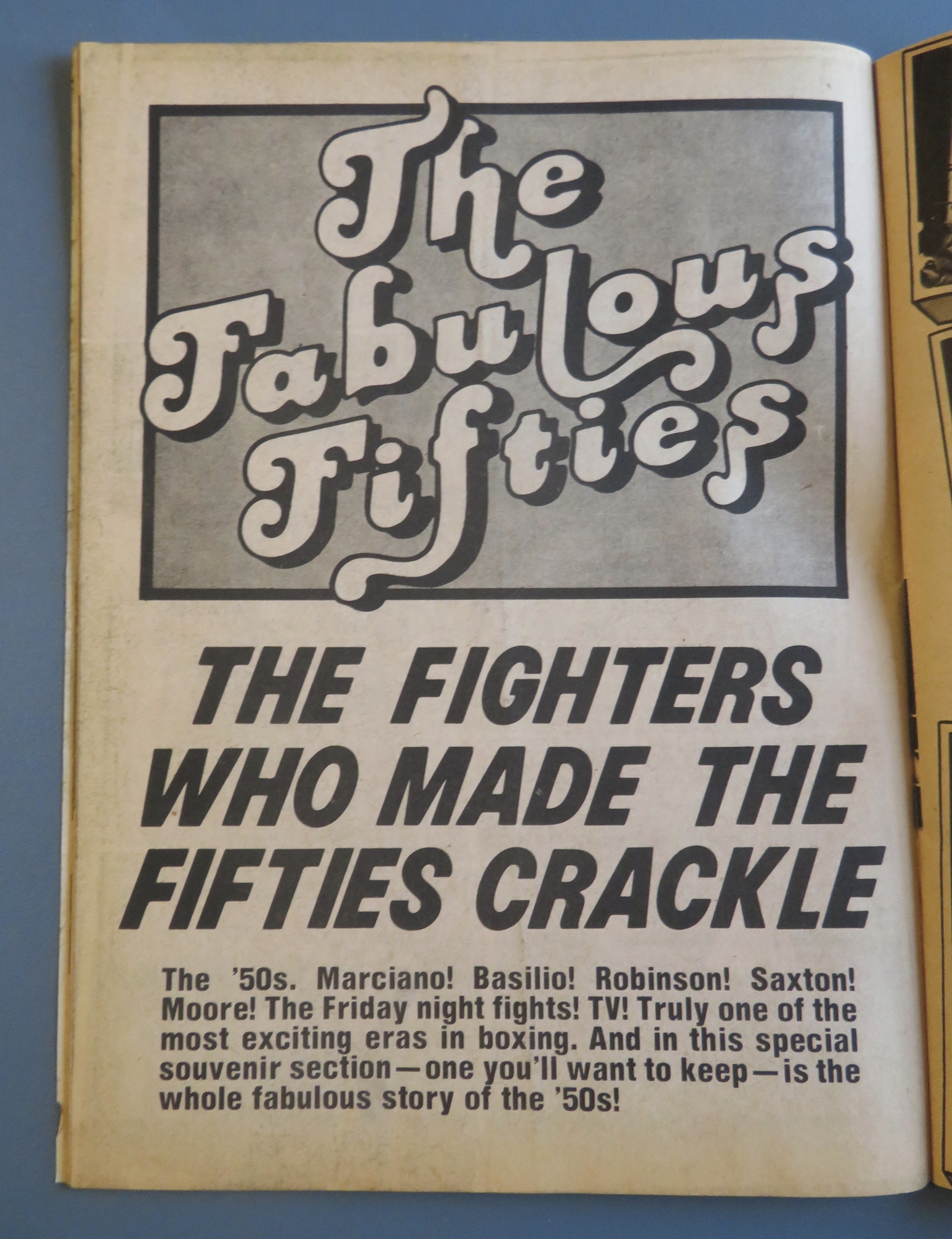 Boxing Annual #3 Magazine 1974 The Fabulous Fifties