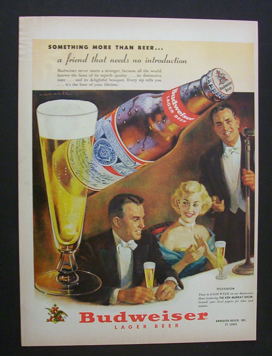 1951 Budweiser Beer