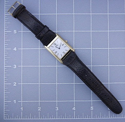 Citizen Eco Drive Stilleto Black Leather Wrist Watch