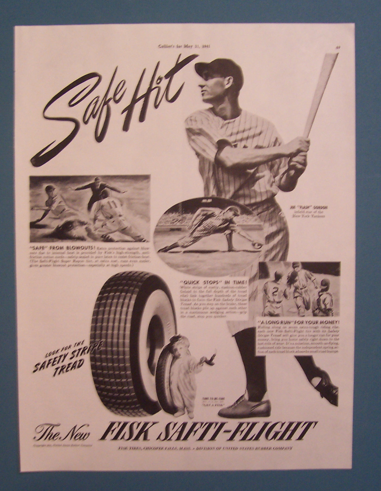 1941 Fisk Tires with Joe "Flash" Gordon