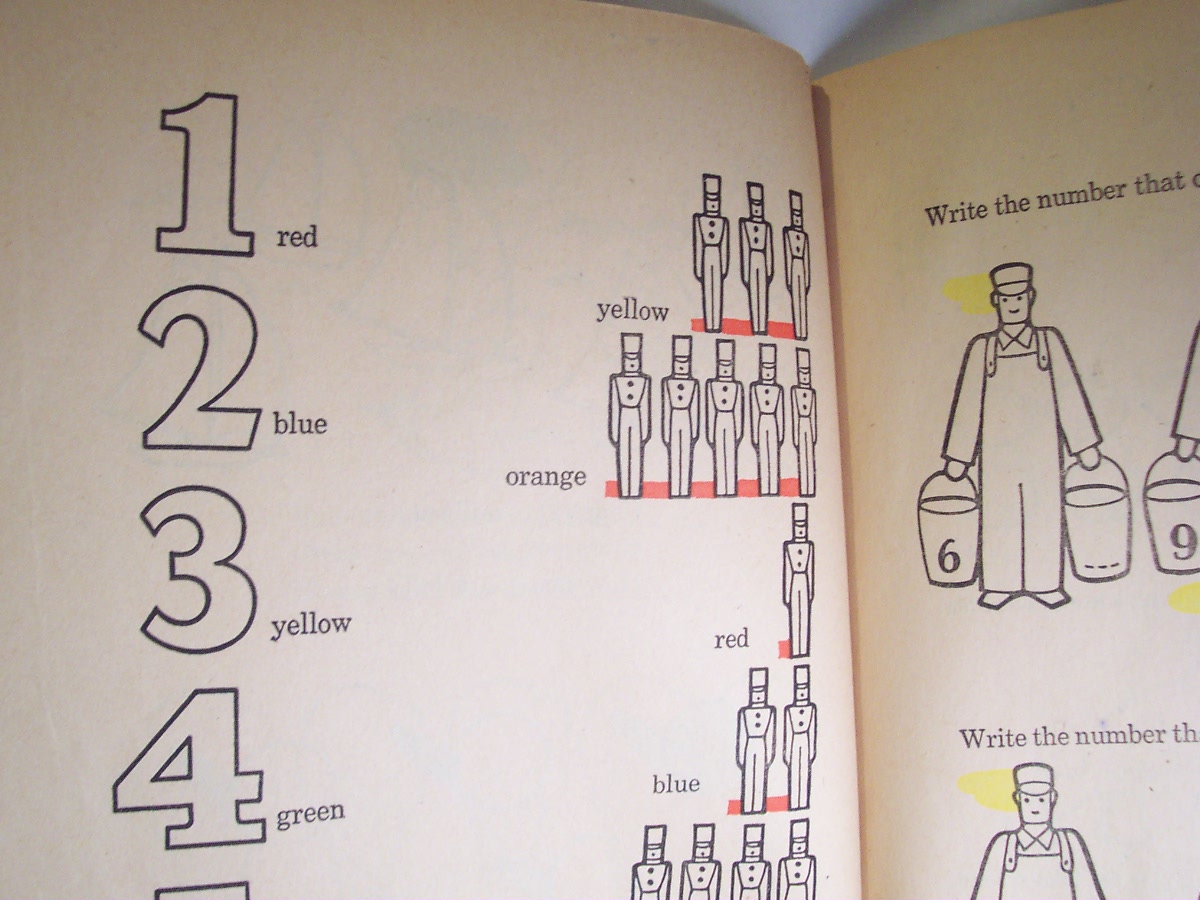 Fun to Count and Color book Louise Muers 1959