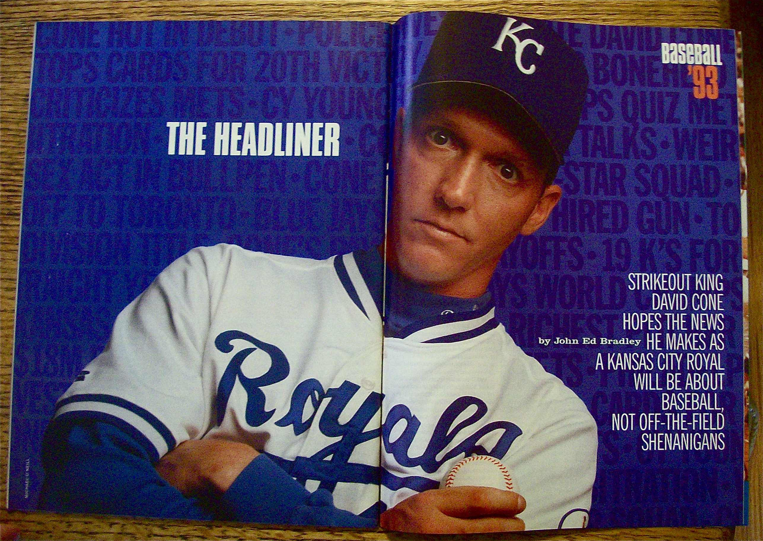 Sport Illustrated Magazine April 5, 1993 David Cone