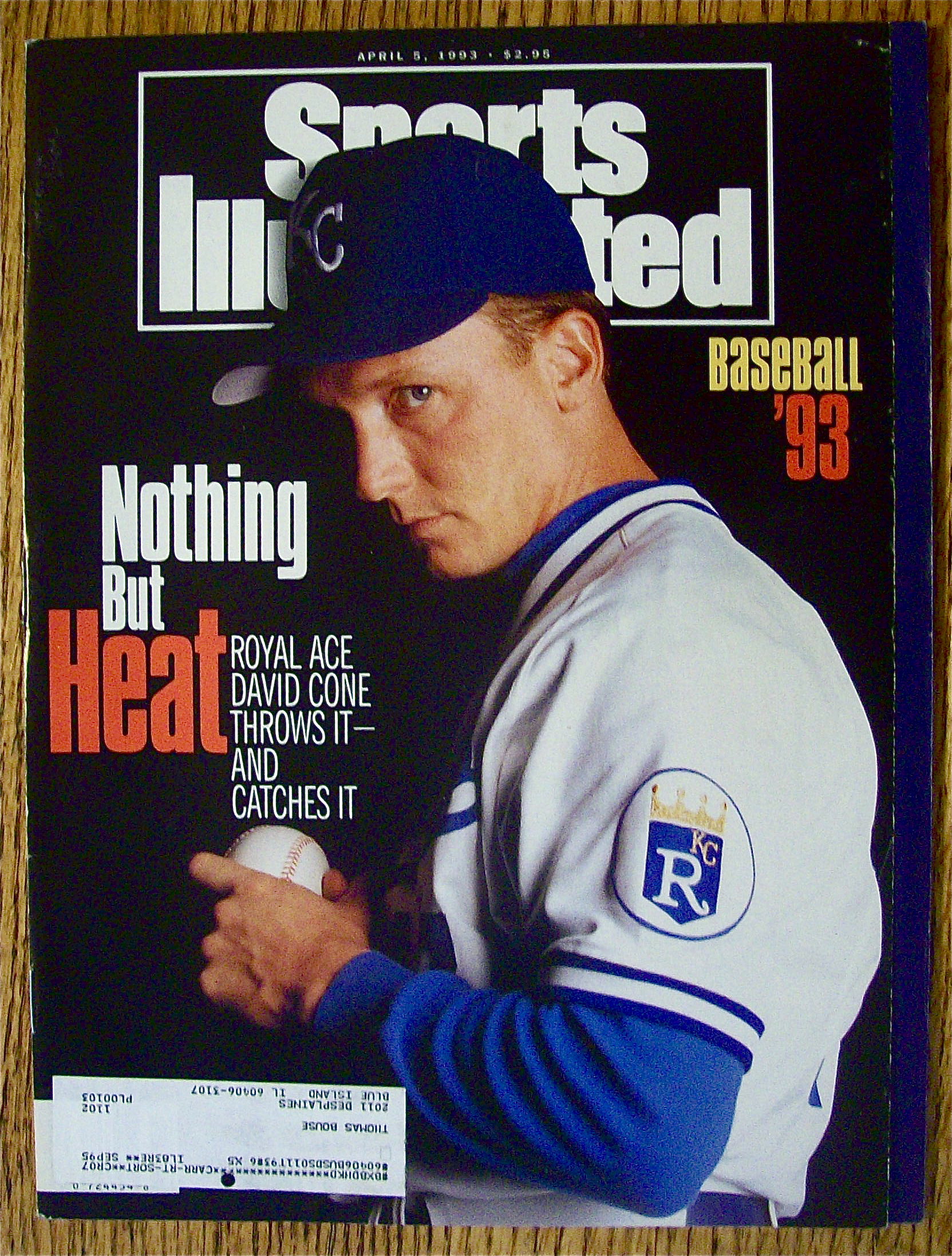 Sport Illustrated Magazine April 5, 1993 David Cone