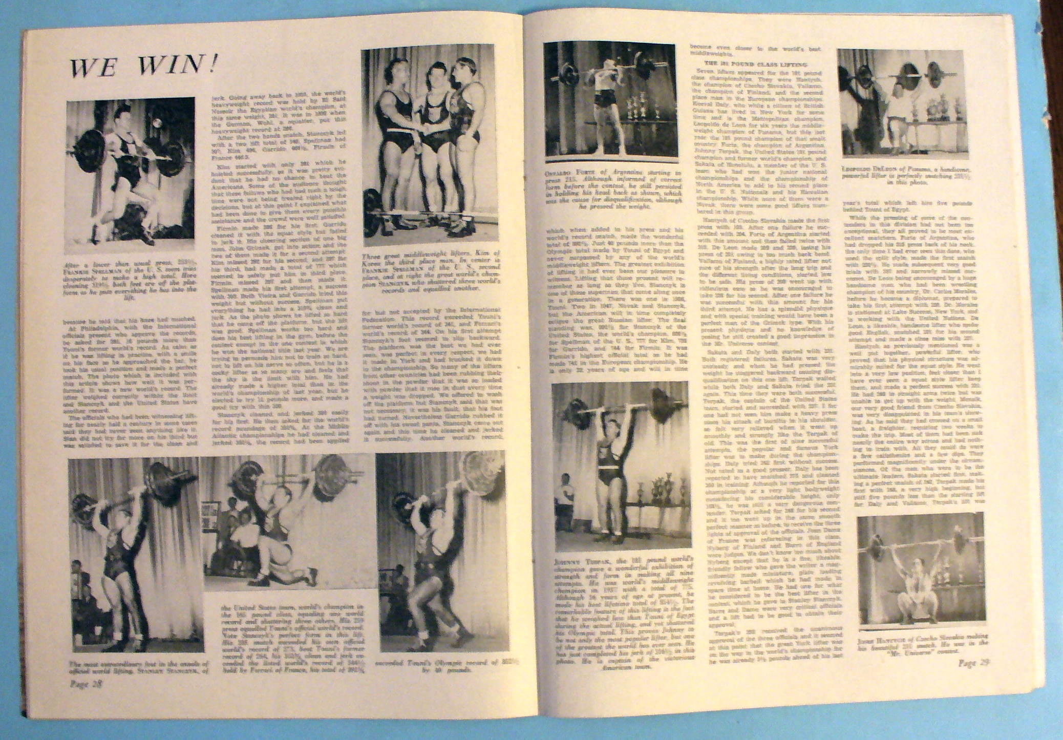 Strength & Health Magazine, November 1947 - Rene Leger
