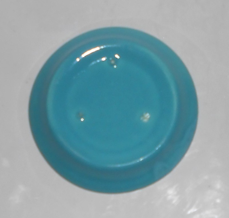 VINTAGE Bauer Pottery 3'' Spanish Turquoise Flower Pot Saucer