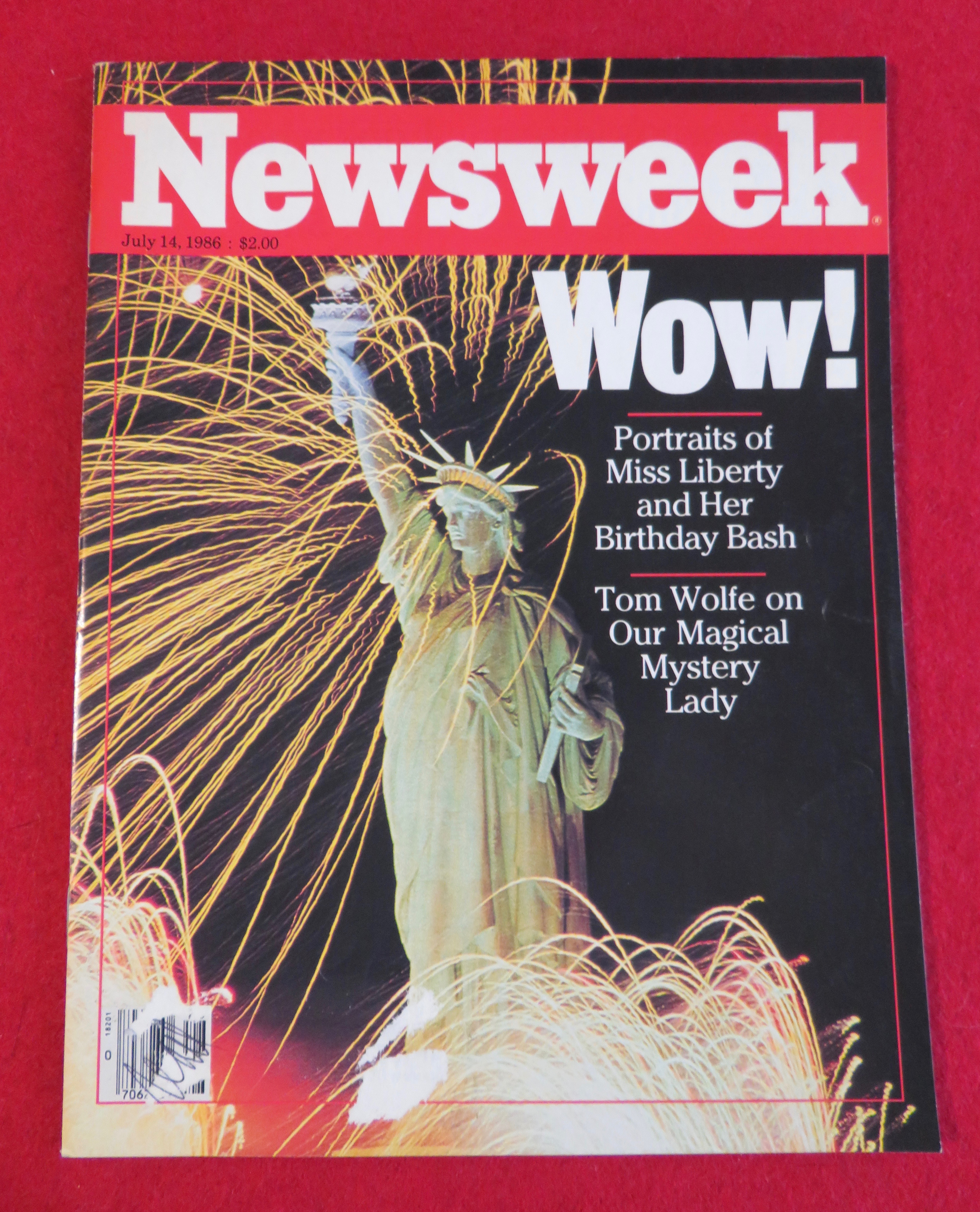 Newsweek Magazine July 14, 1986 Wow