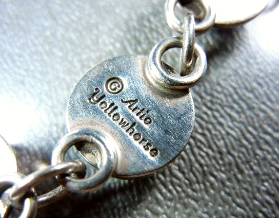 Native Amedrican ARTIE YELLOWHORSE Sterling Silver Carn