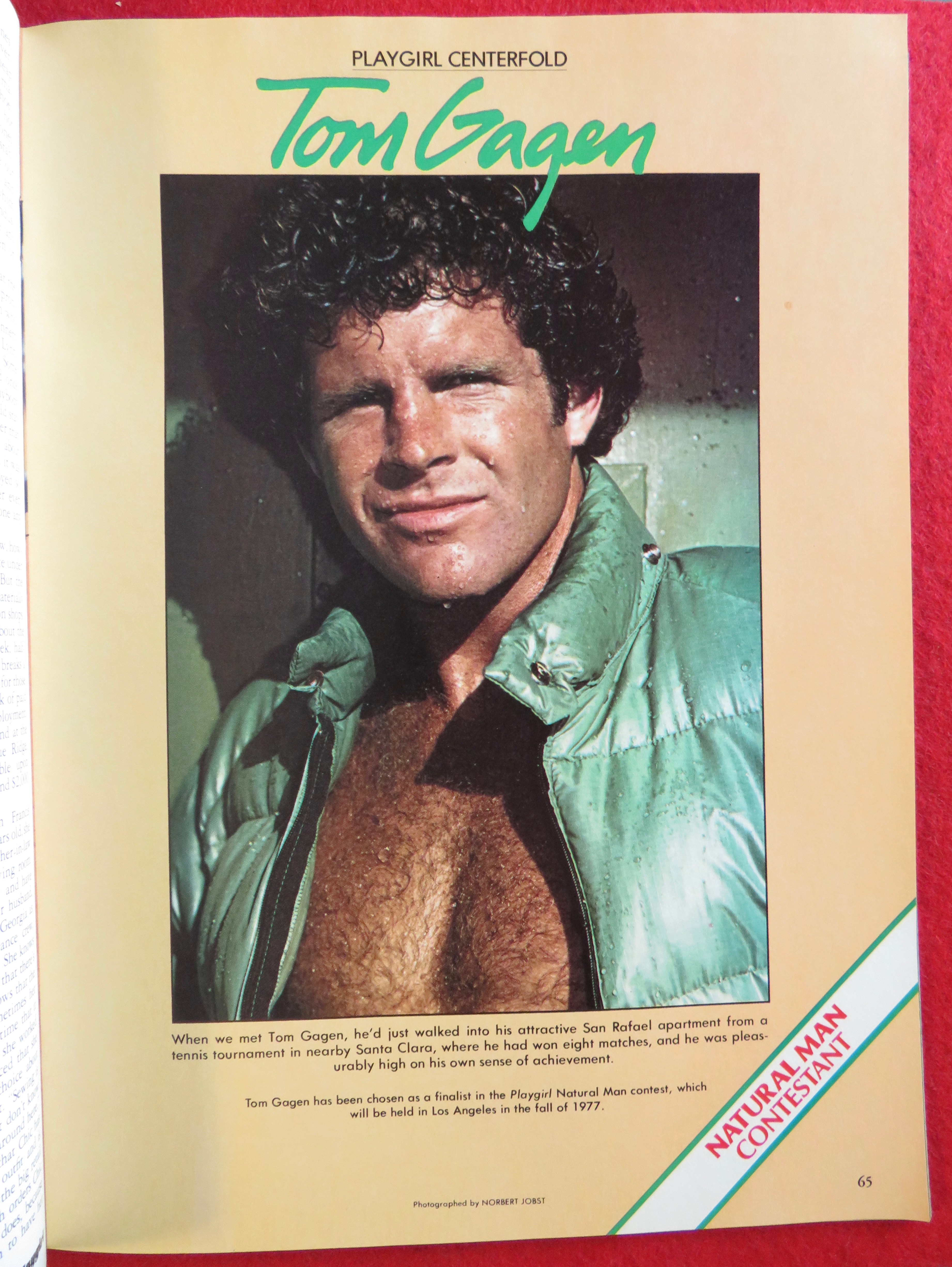 Playgirl Magazine January 1977 Tom Gagen